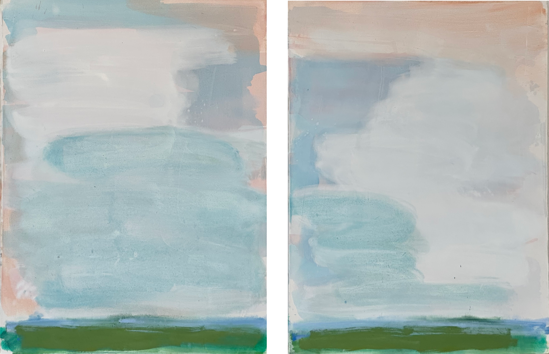 Walk in the Park {Diptych} (ON HOLD) by Kiki Slaughter