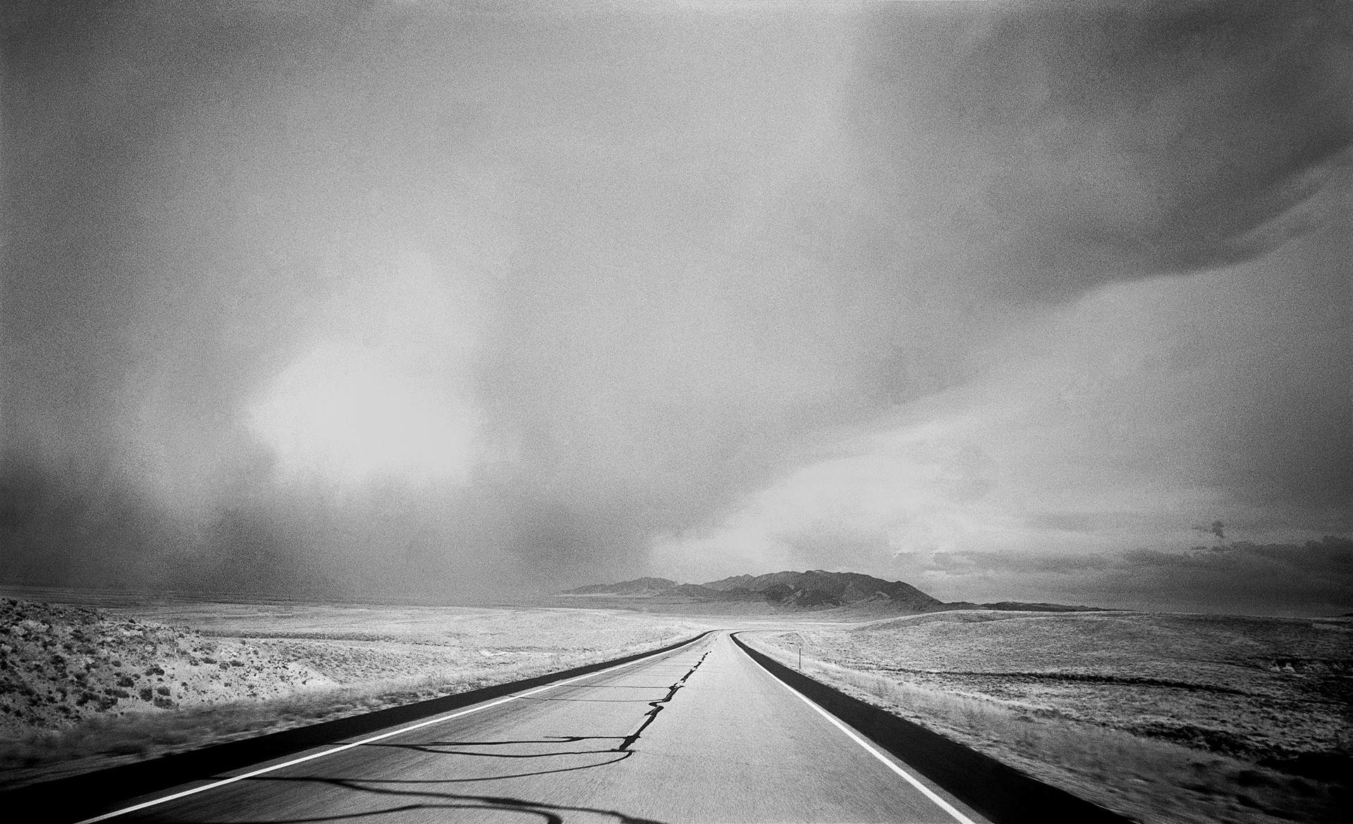 Storm, Highway 287, Near Devils Gap, Wyoming by Lawrence McFarland