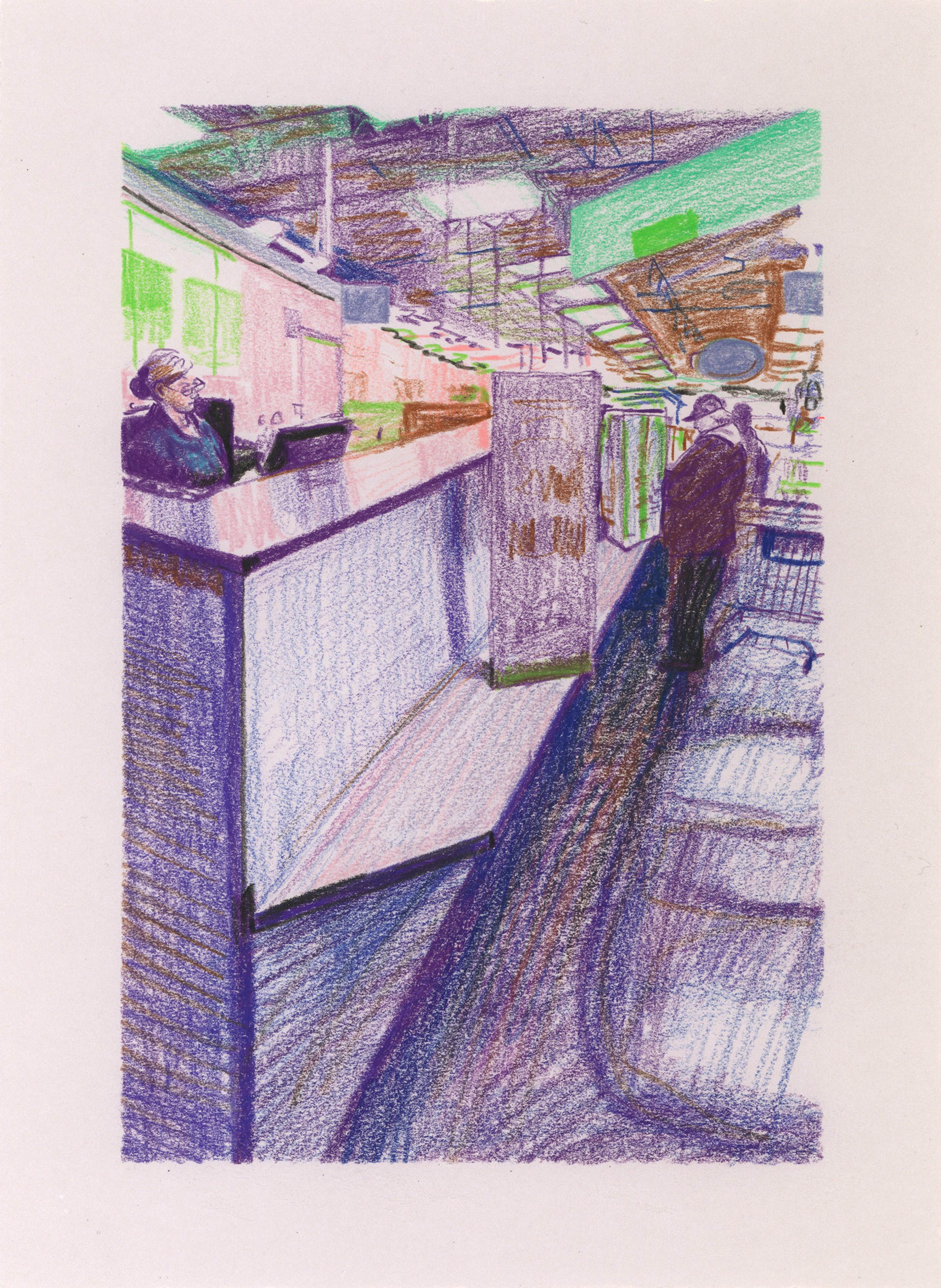 Marketplace/Cashier #19 by Eilis Crean