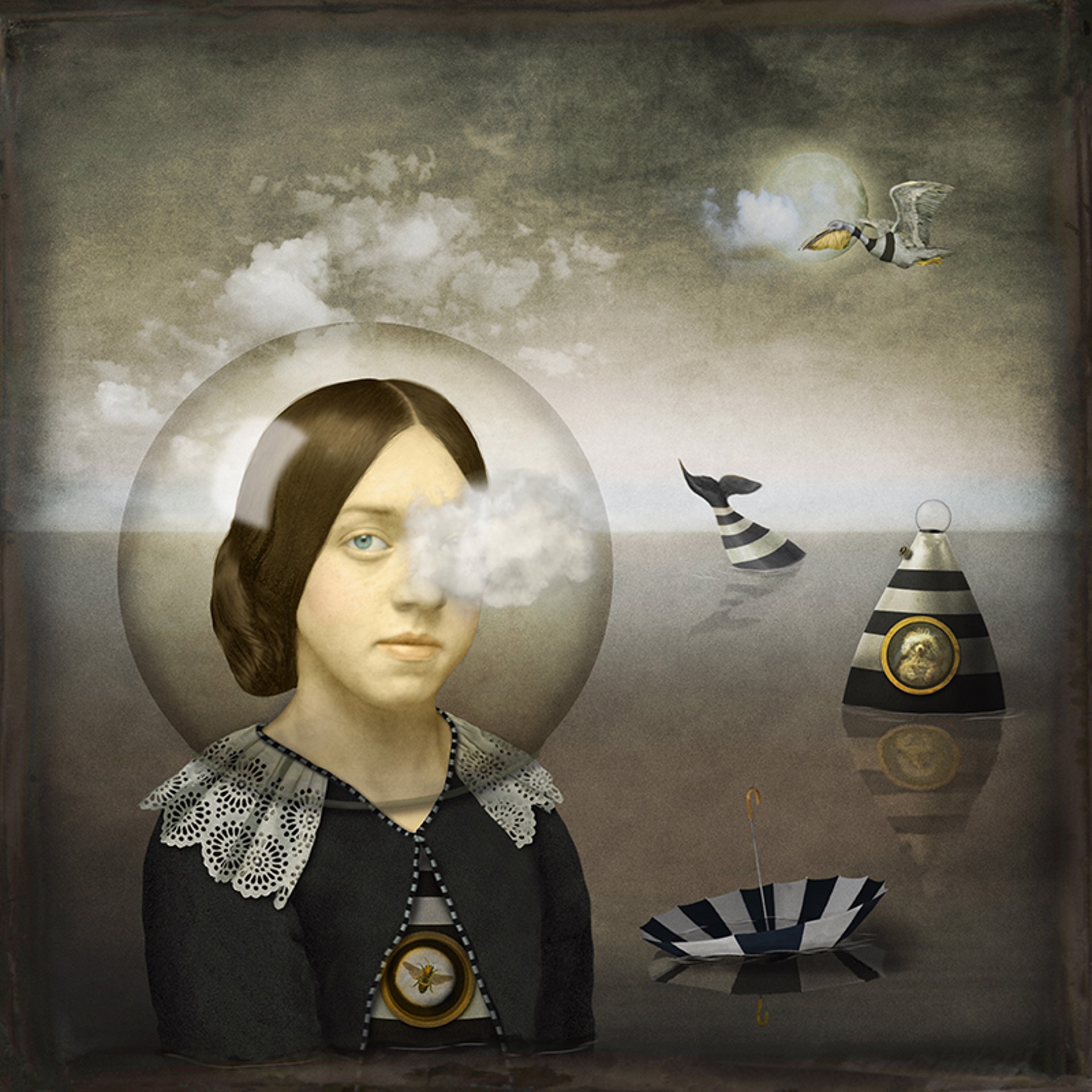 Kindred spirits (15 x 15) by Maggie Taylor