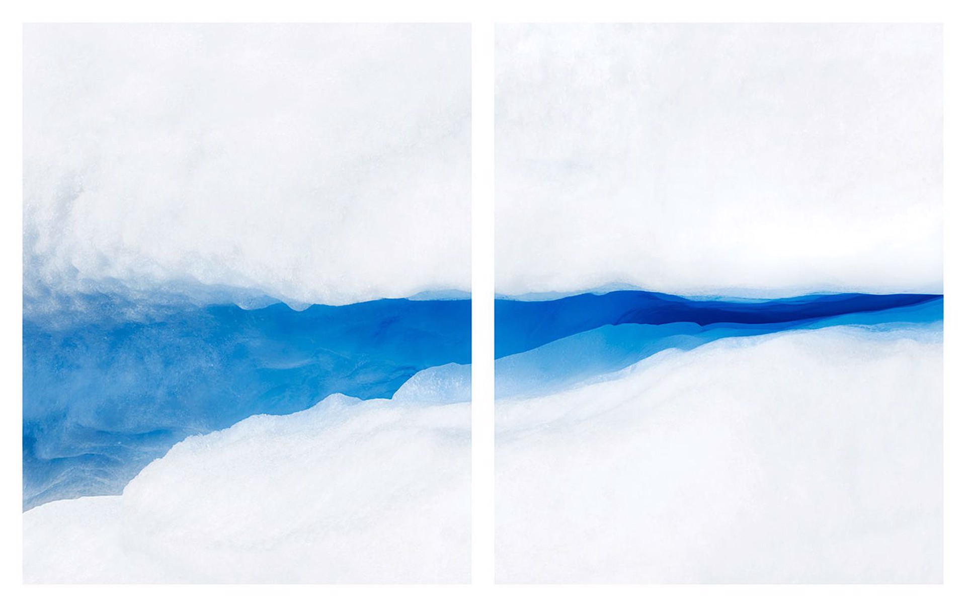 Glacier #24 (diptych) by Jonathan Smith