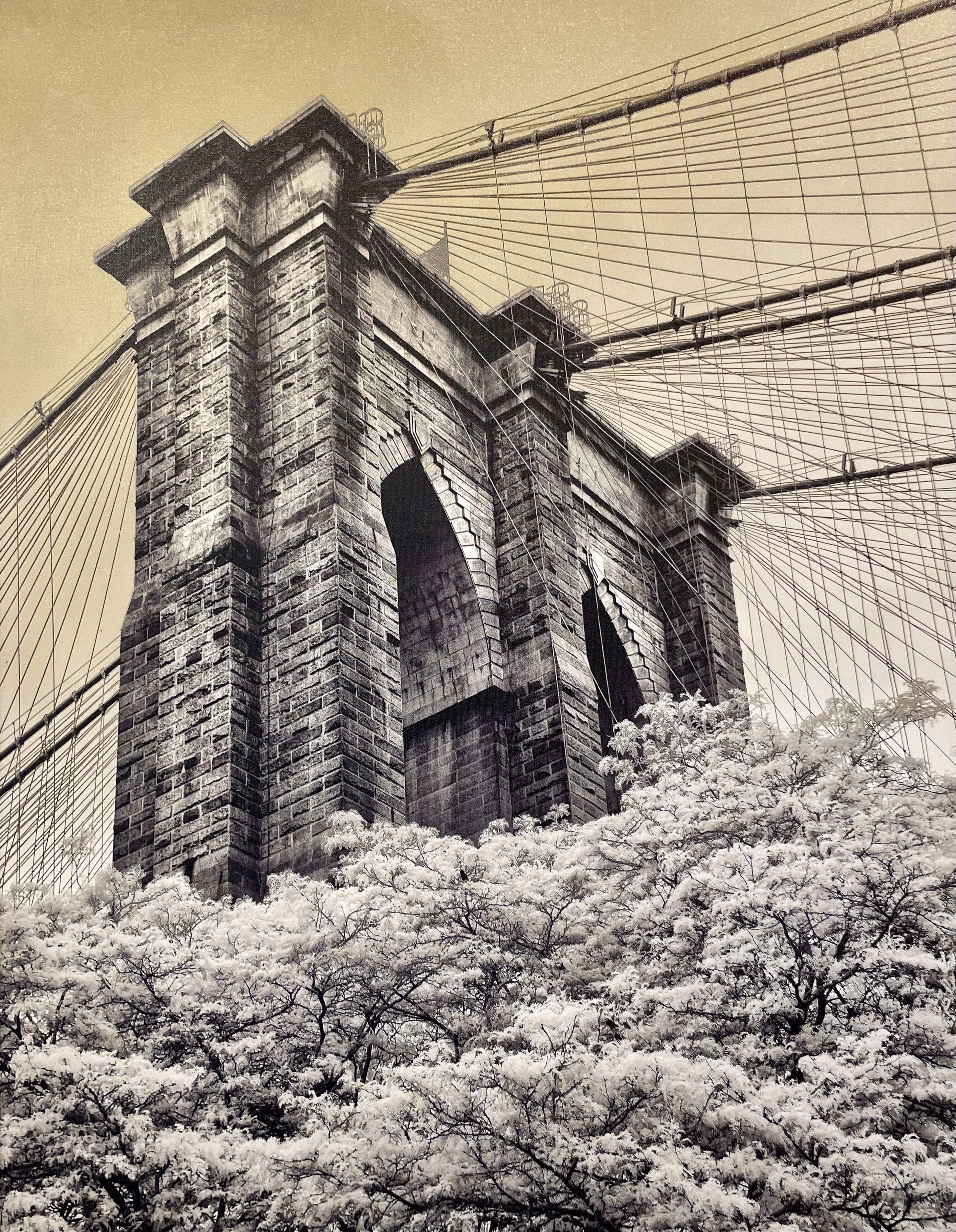 Brooklyn Bridge (Infrared) by Alan Gardner