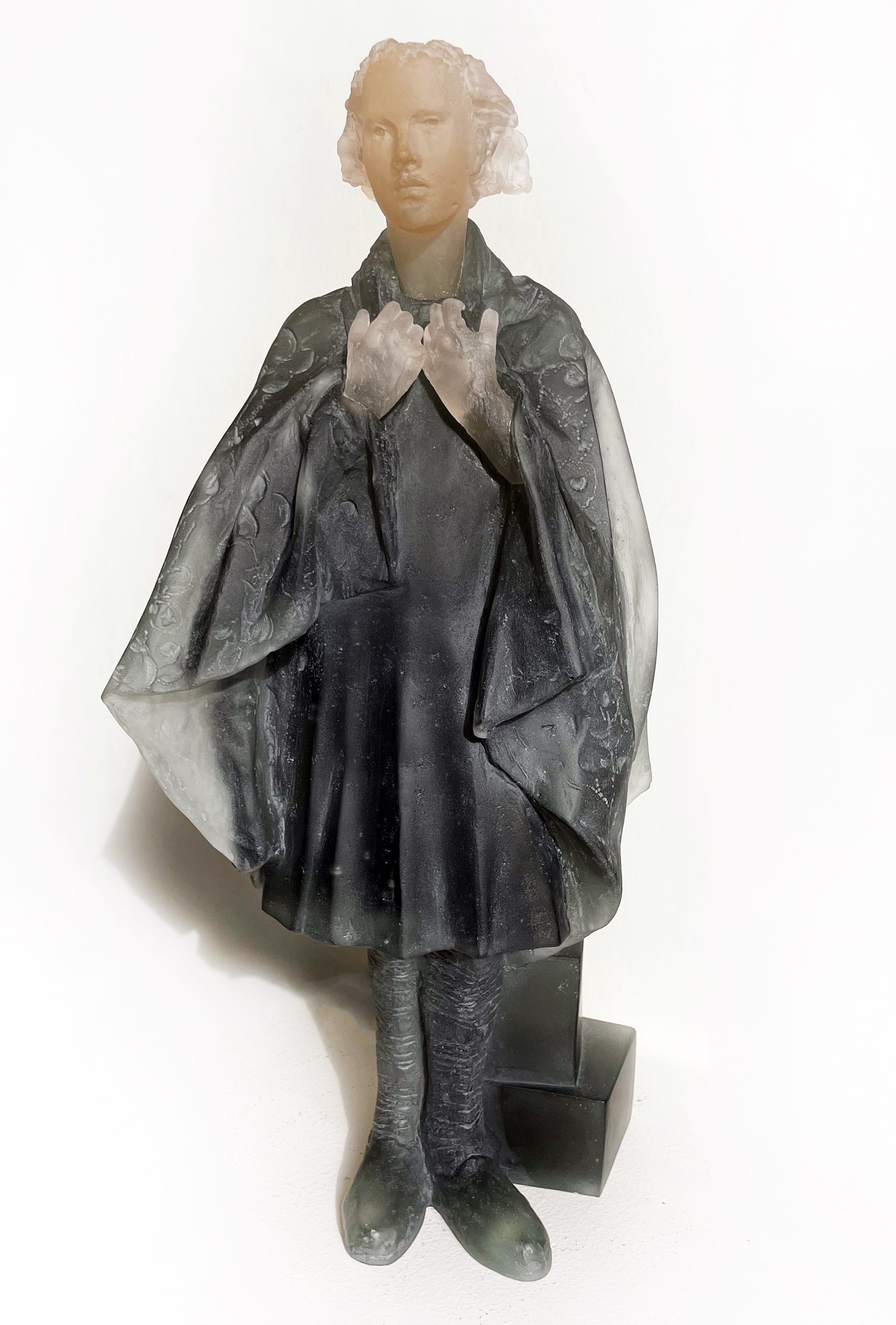 Untitled (grey cape) by Nicolas Africano