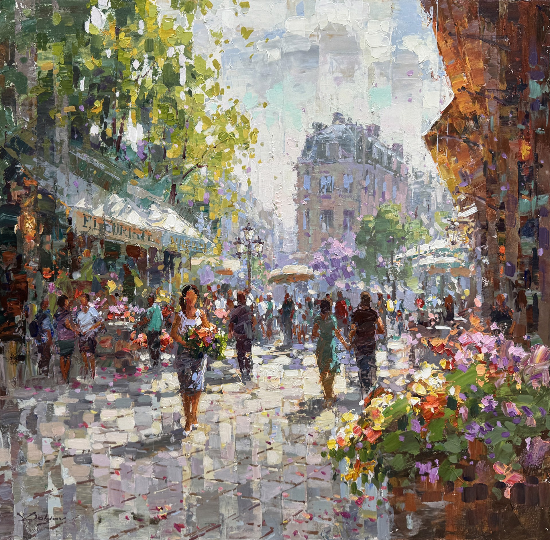 French Flower Market by Vadim Dolgov