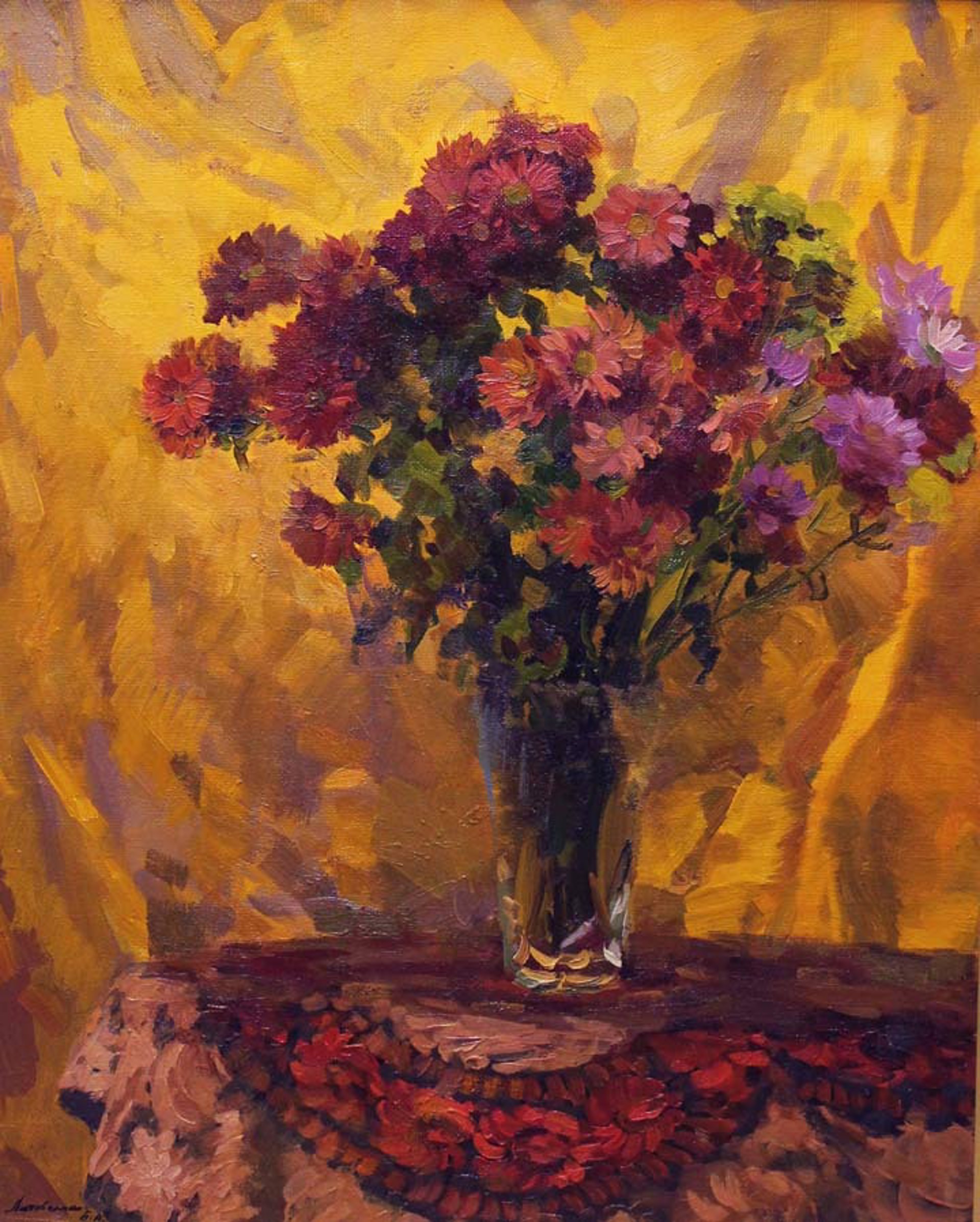 Vase of Flowers by Boris Litovchenko