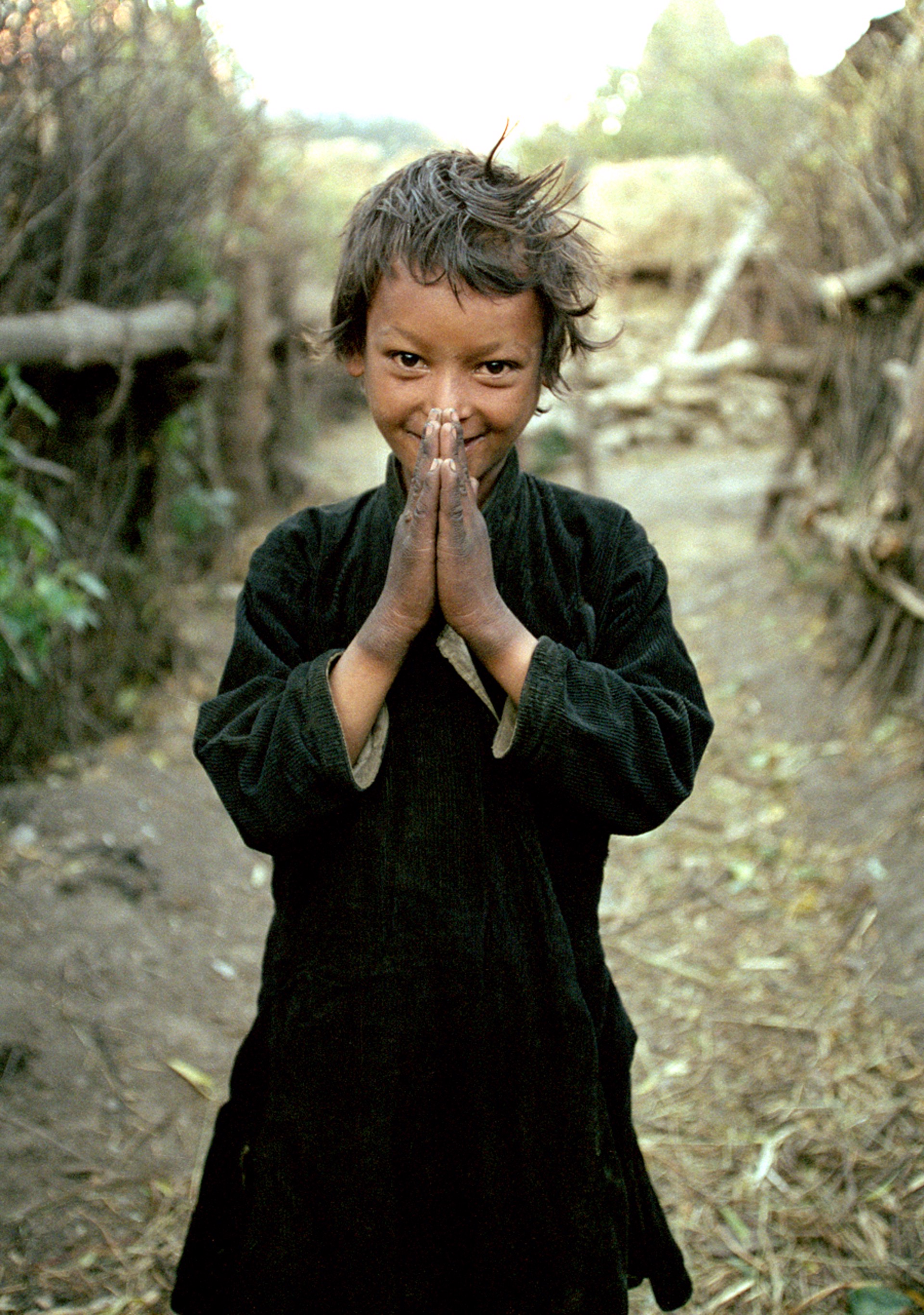 Namaste, Simikot, Humla region, Nepal by Cora Edmonds
