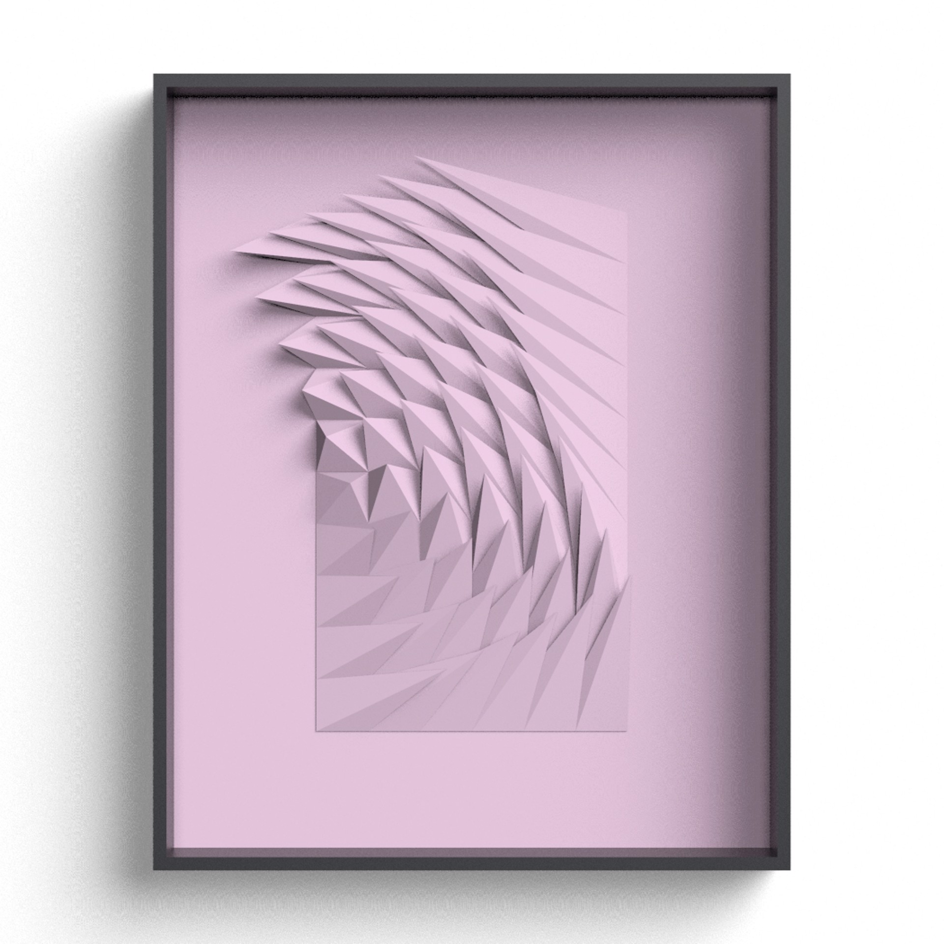 Swirl #3 Purple by Yossi Ben Abu