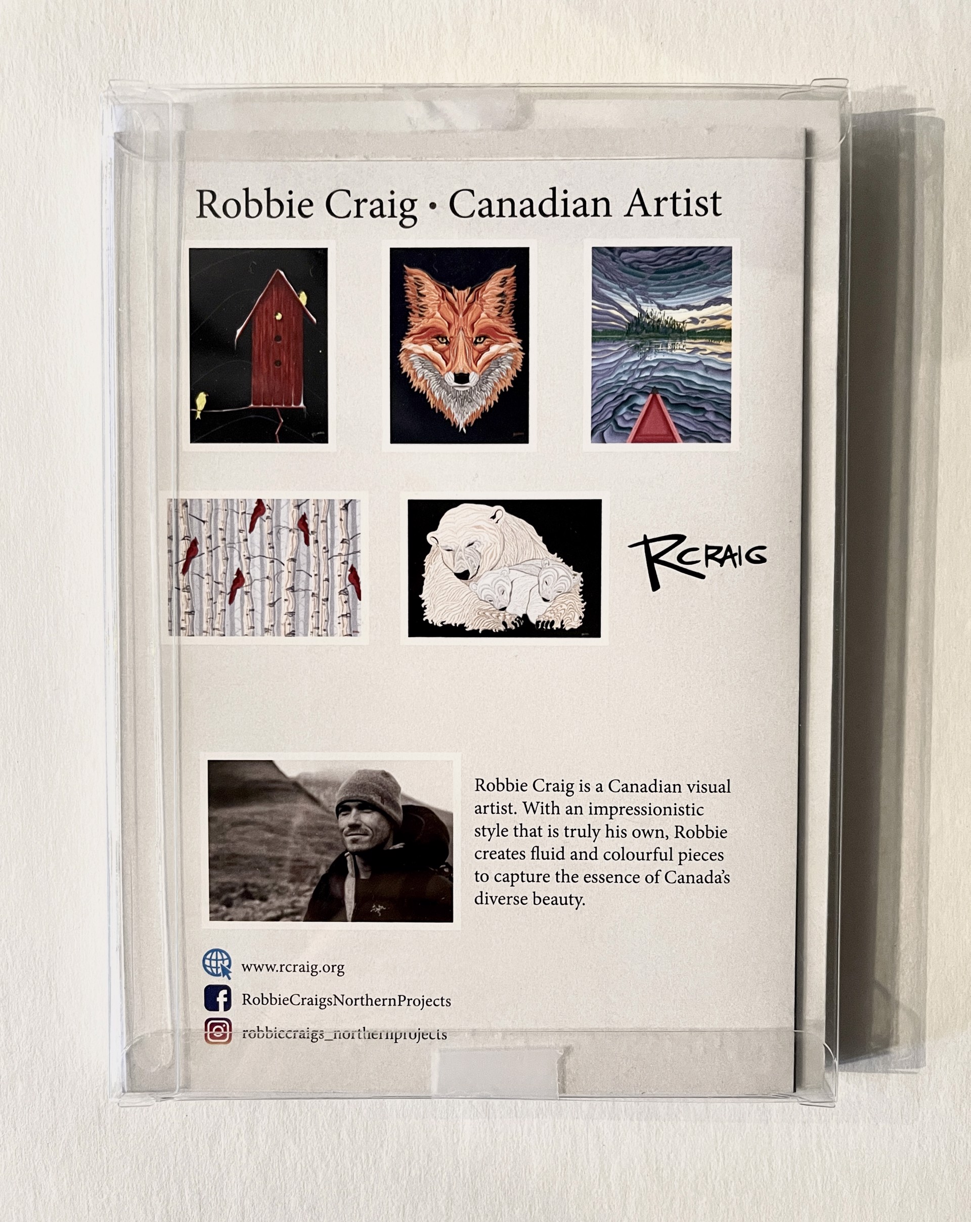 Five Art Cards Per Package by Robbie Craig