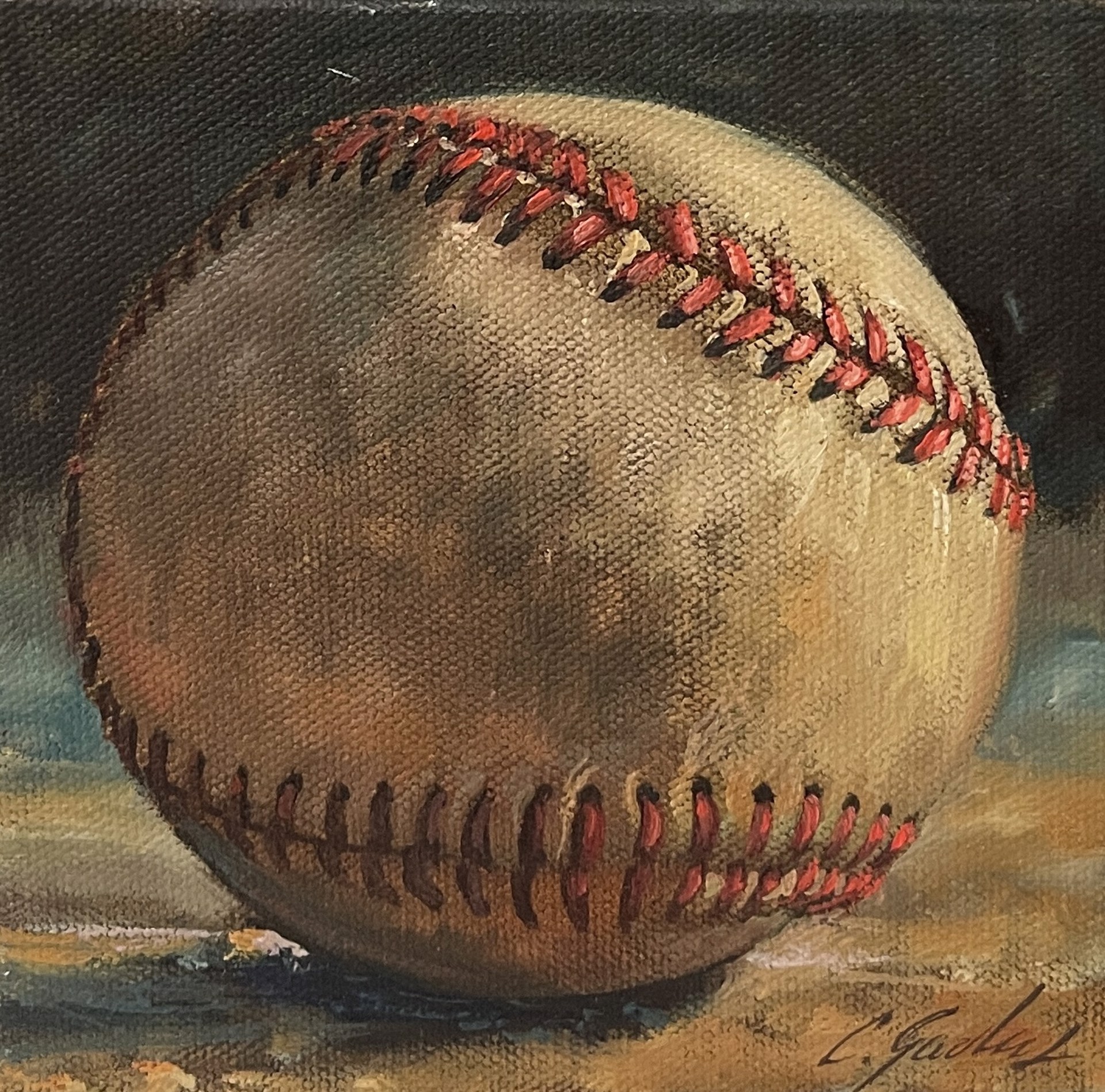 Baseball Study by Carrie Jadus