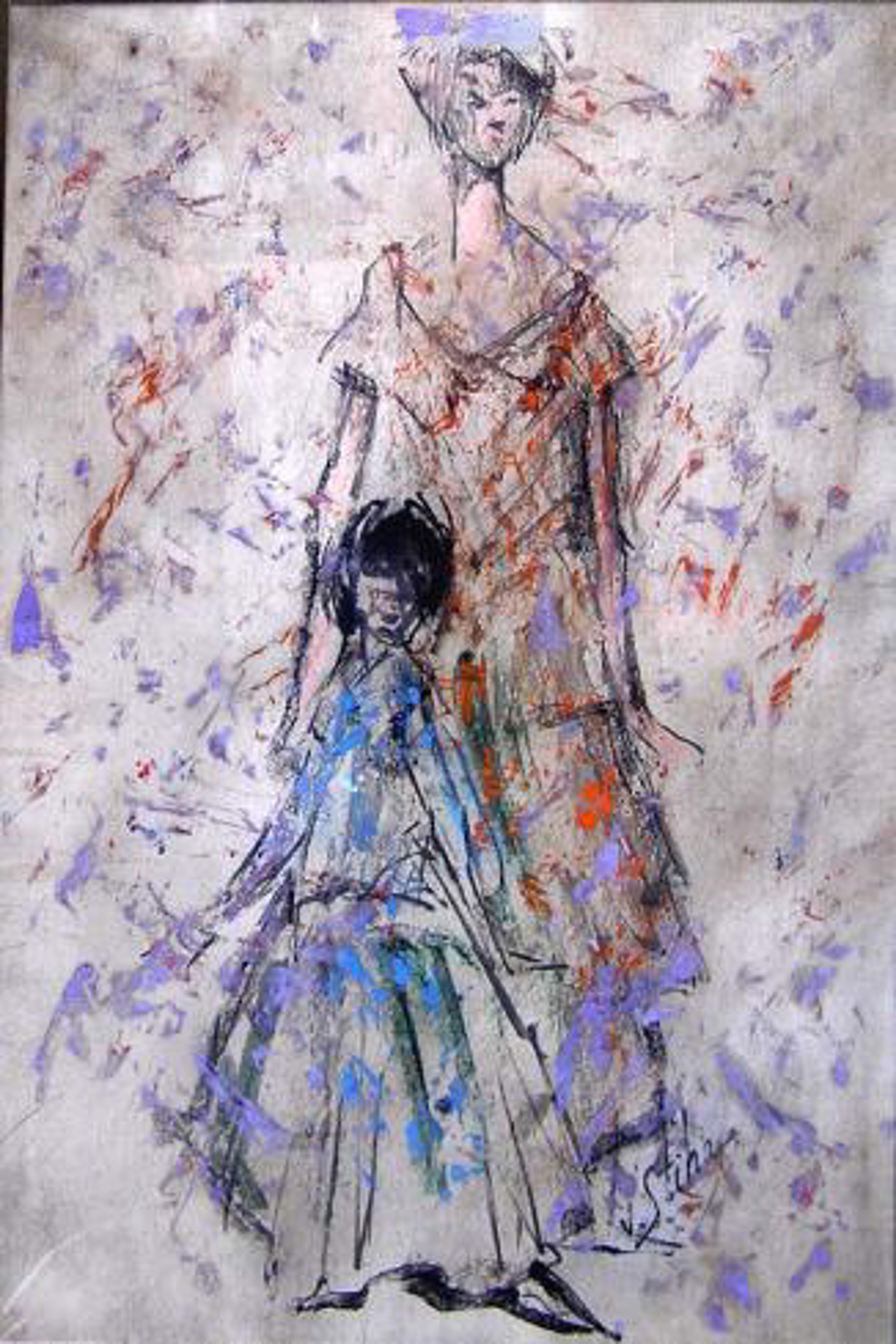 Woman with Child by Vladan Stiha