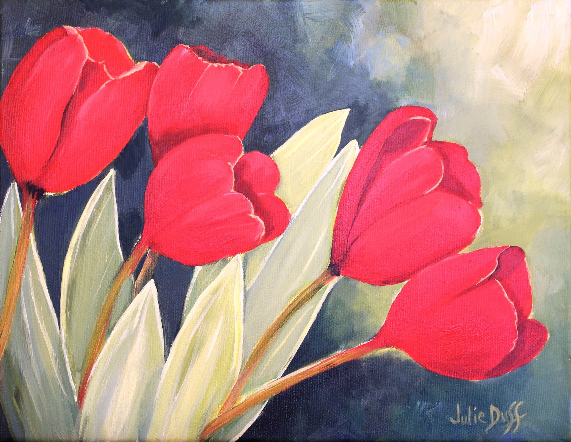Les Tulipes by Julie Duff