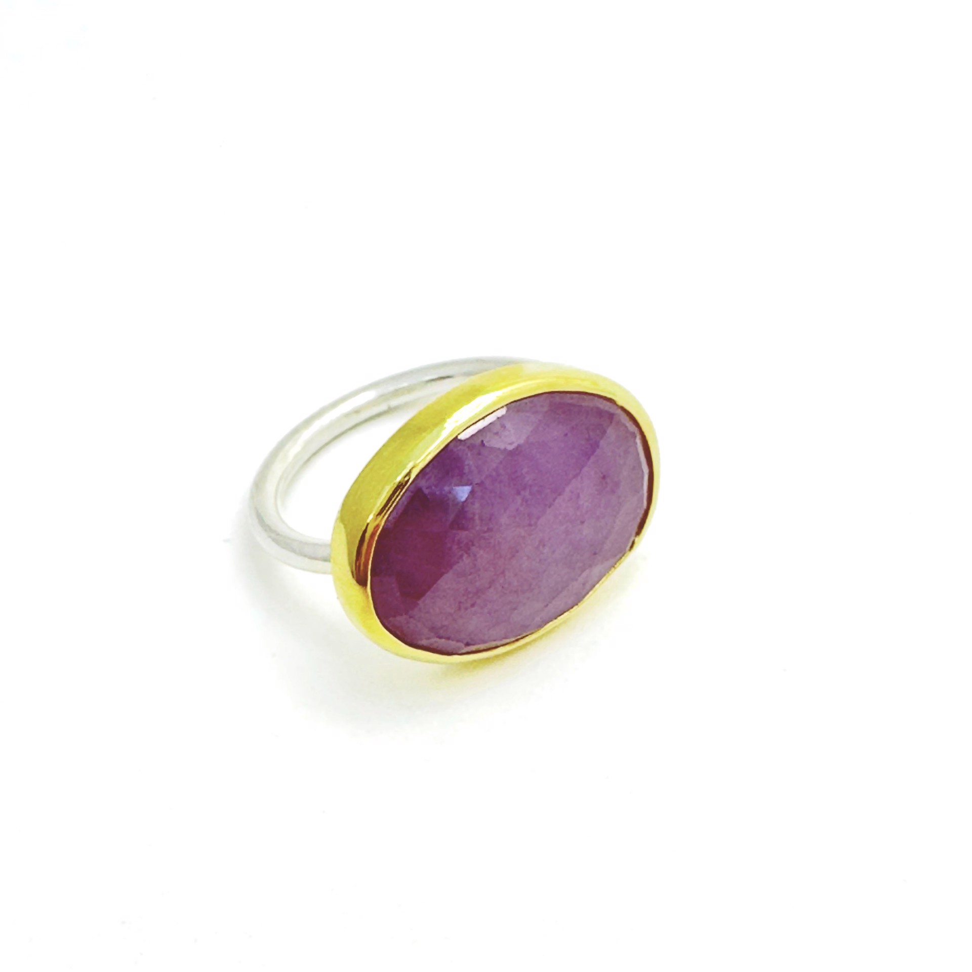 Purple Sapphire Ring by Sara Thompson