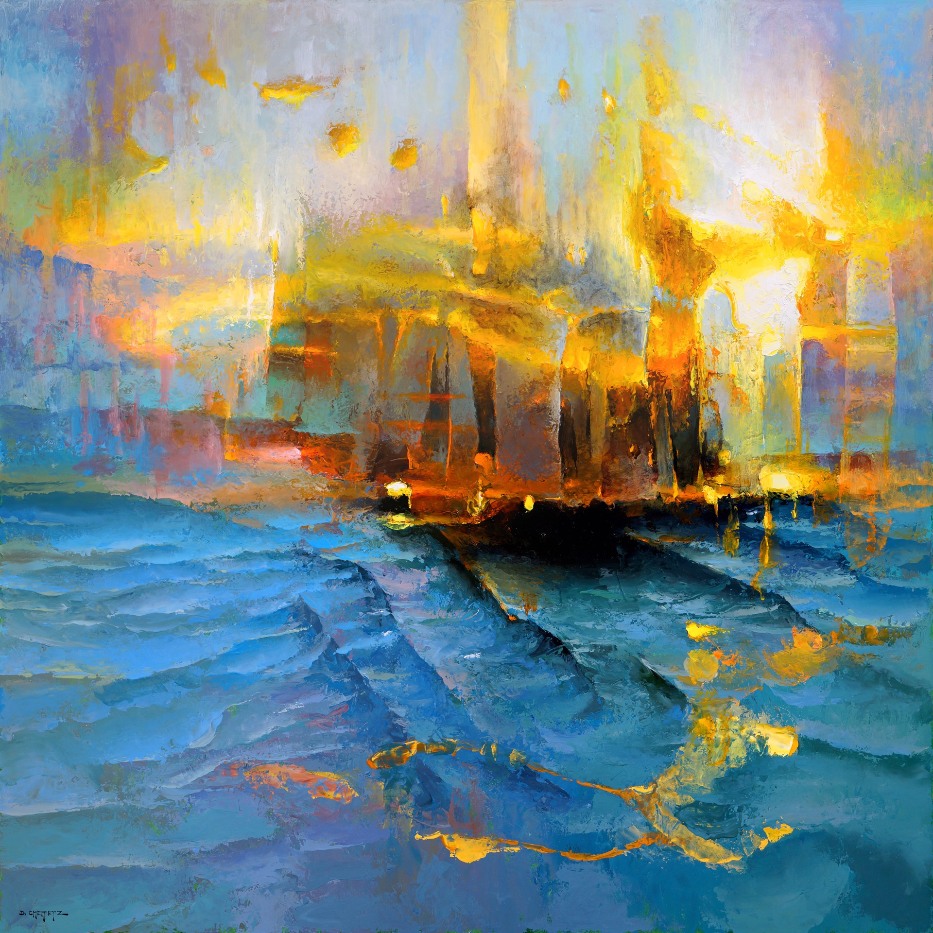On The Burning Sea by David Cheifetz
