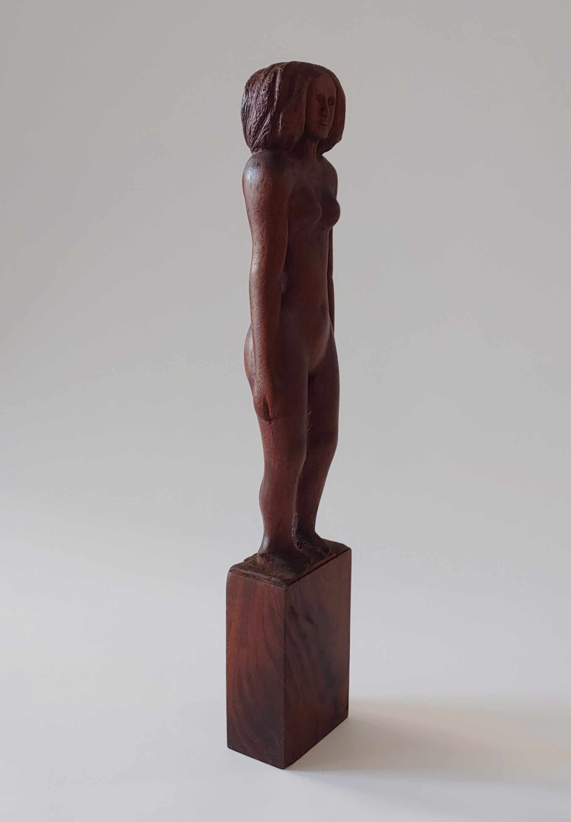 Twin (A) - - Wood Sculpture by David Amdur