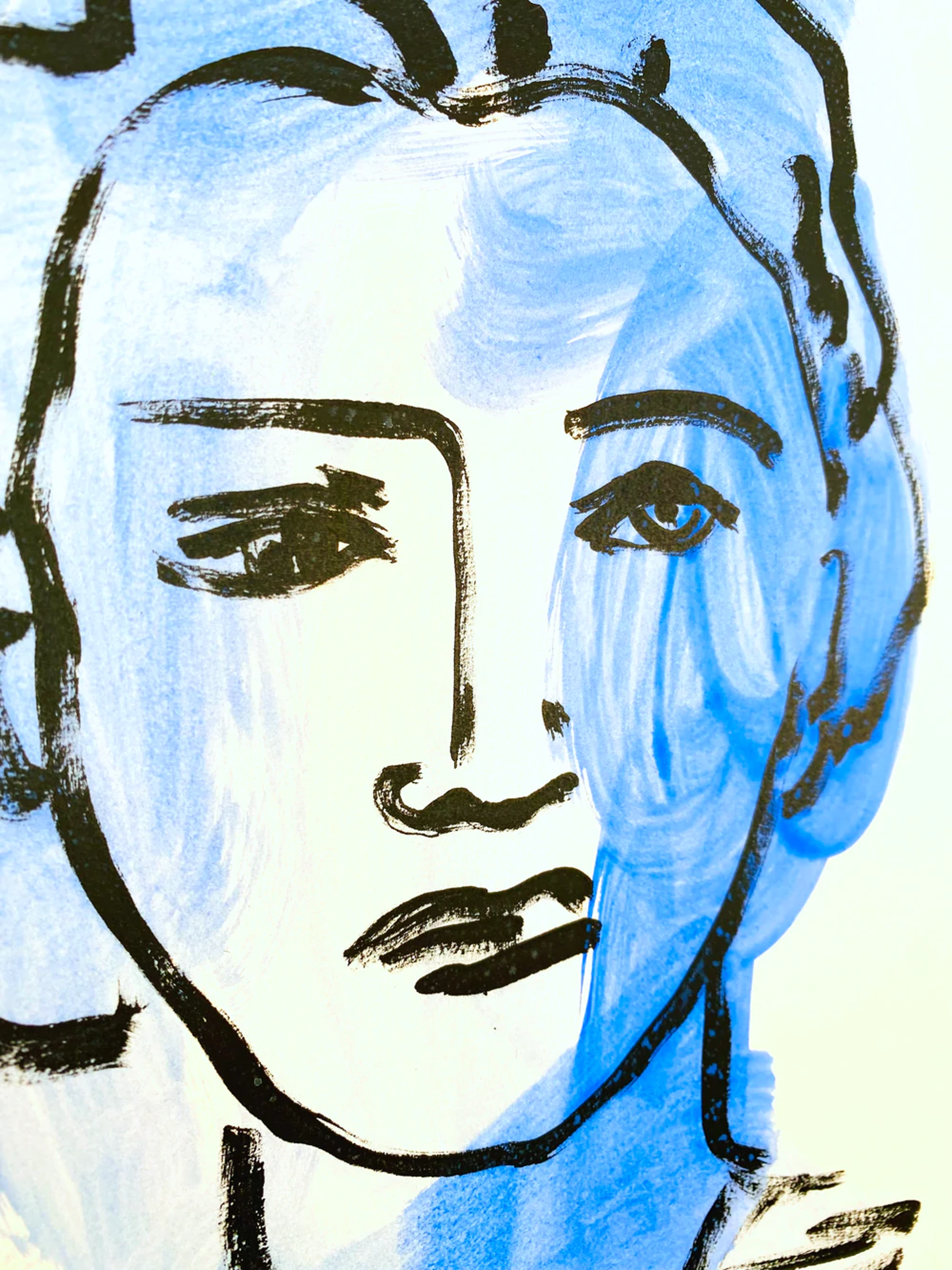 Portrait, Blue by Anne-Louise Ewen