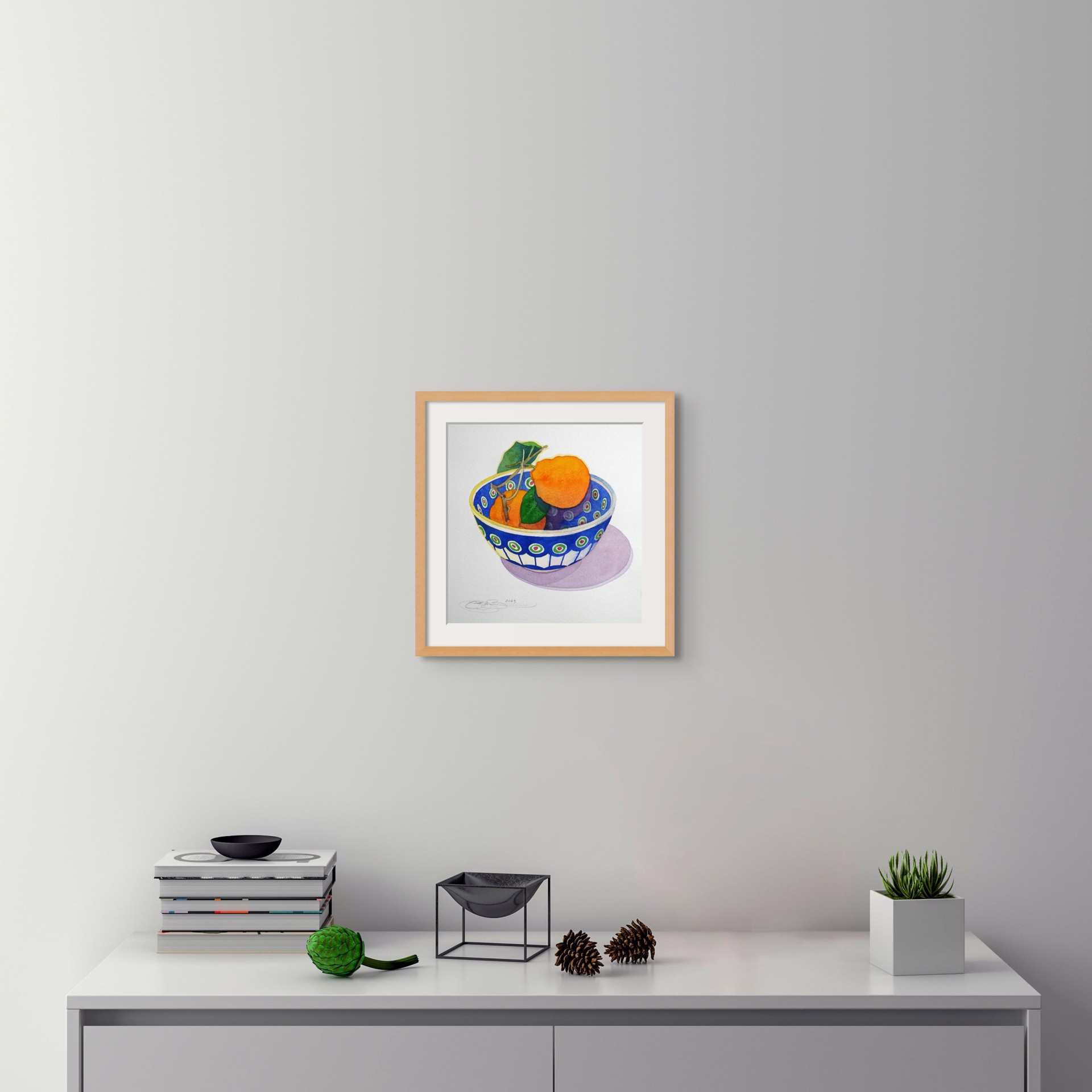 Bowl with Oranges by Gary Bukovnik