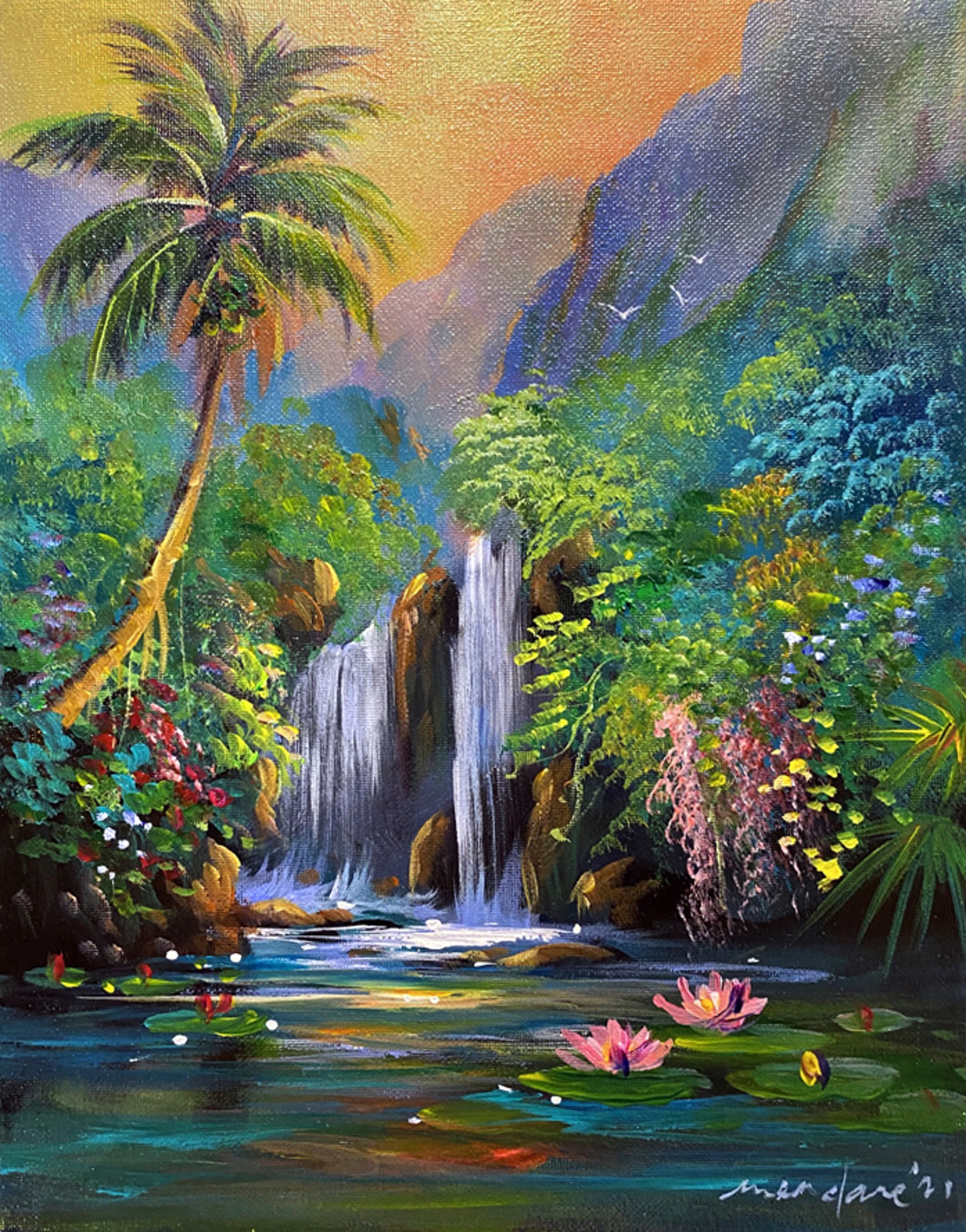 Paradise Falls by Jaime T. Mendame