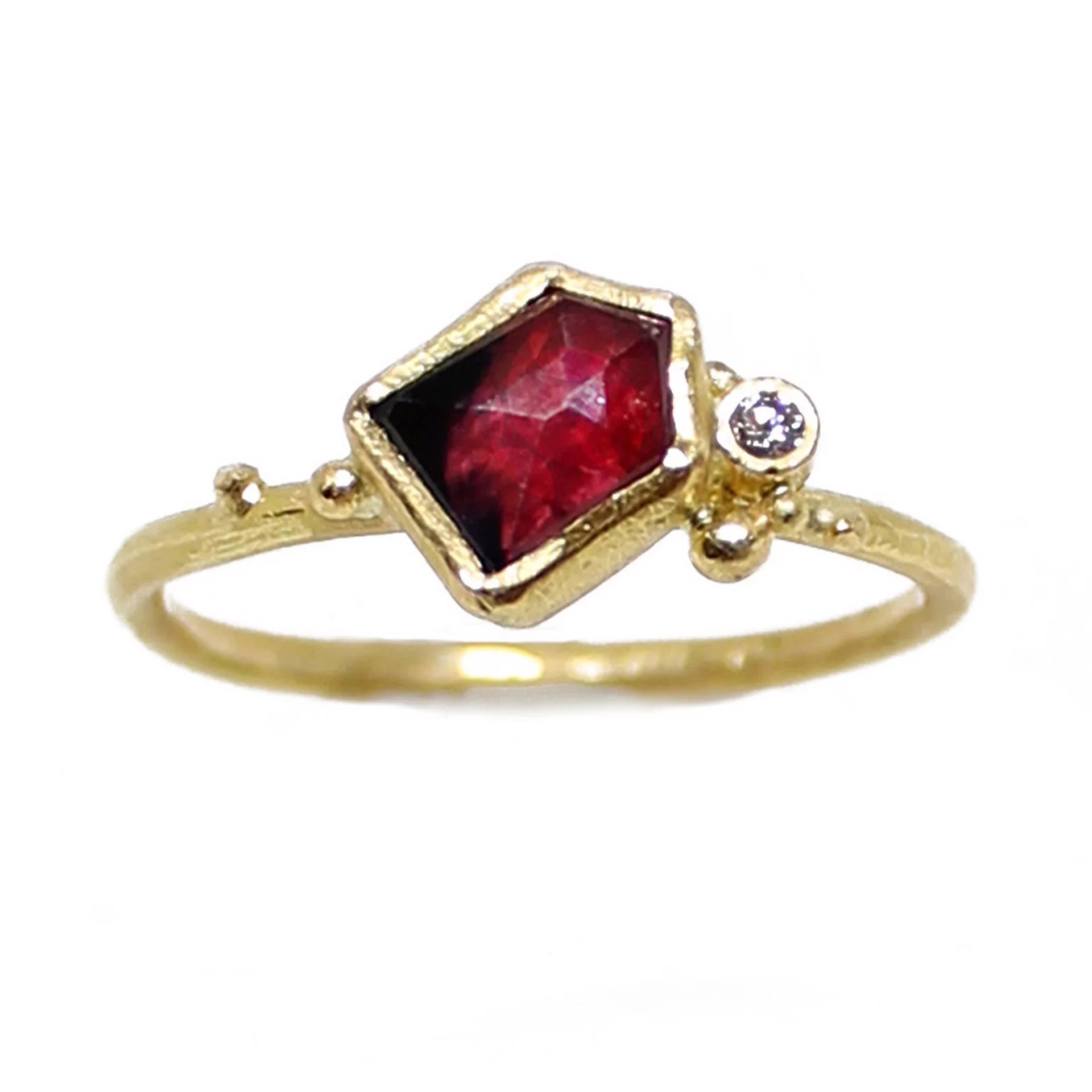 Pink & Blue Sapphire Ring by Leia Zumbro