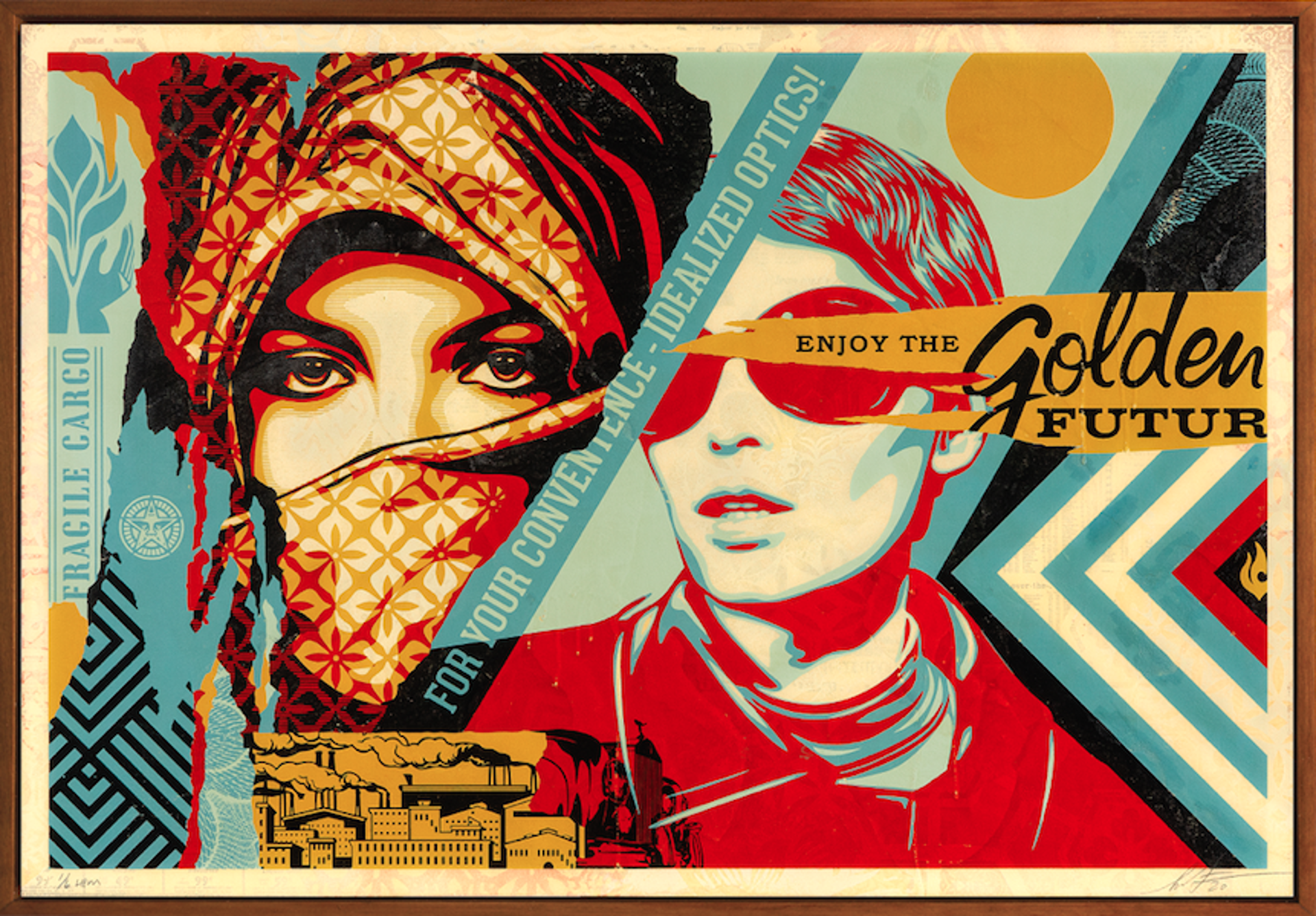 Golden Future by Shepard Fairey / Limited editions