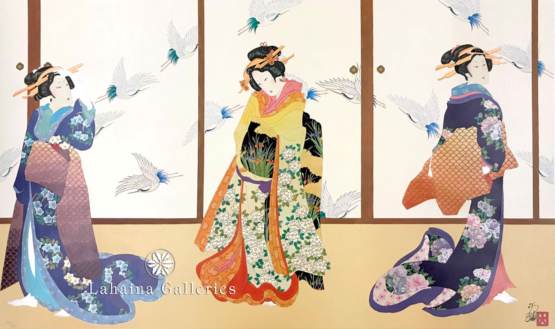 Three Graces Of Ukiyo-e by Hisashi Otsuka