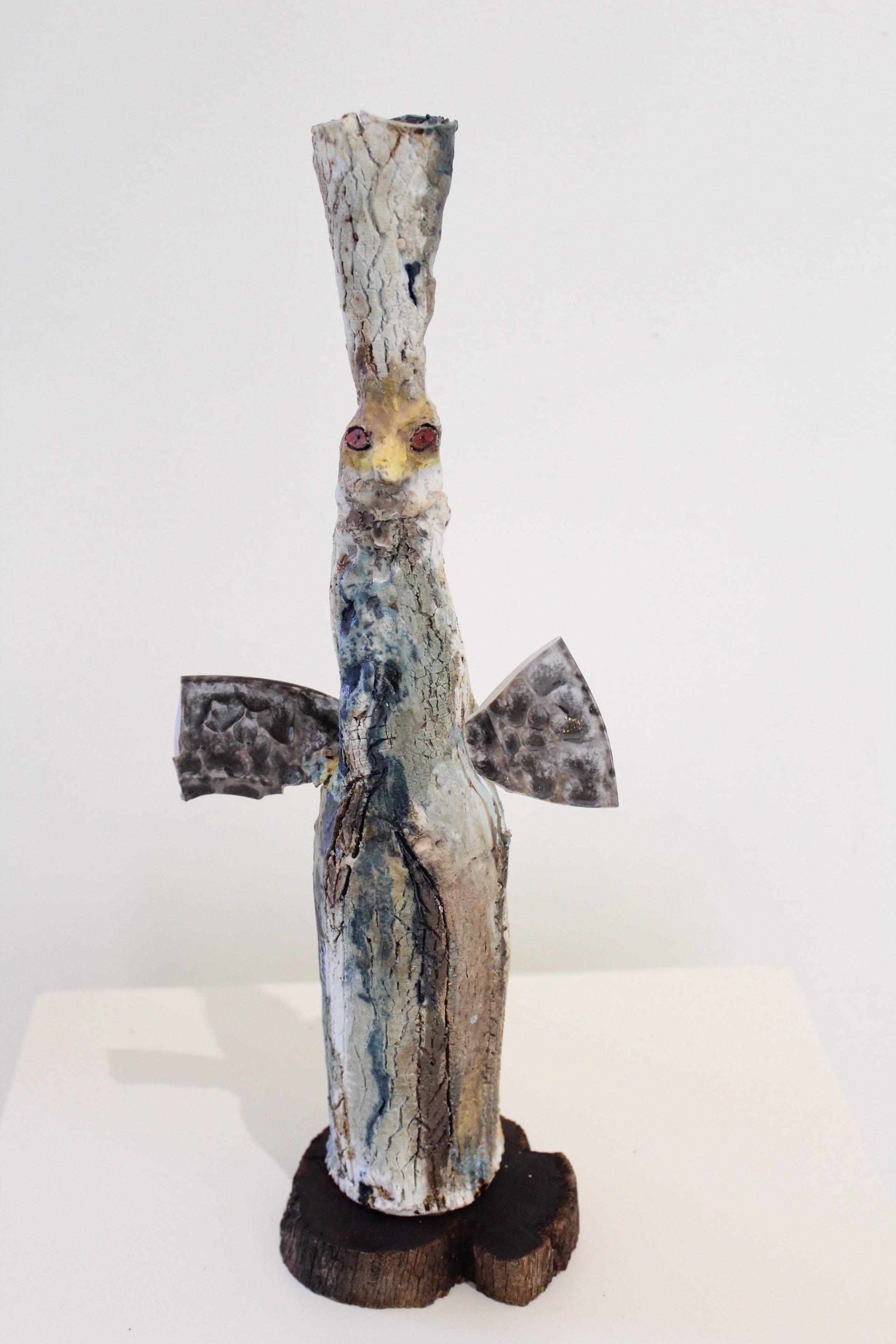 Egyptian Blue Bird (candlestick, 77) by Rebecca Jones