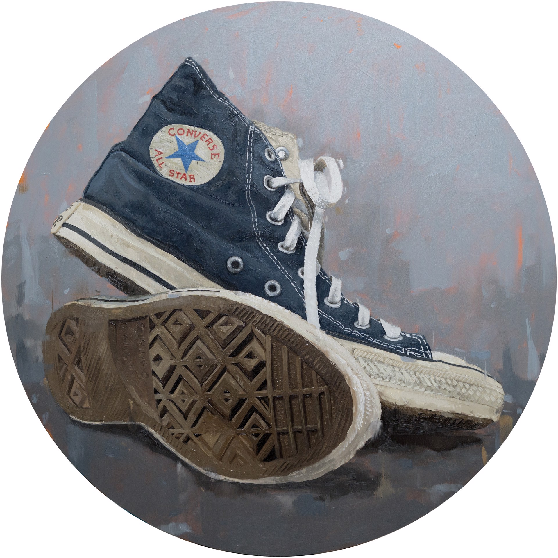 Blue Converse 'Chucks' by Oliver Winconek