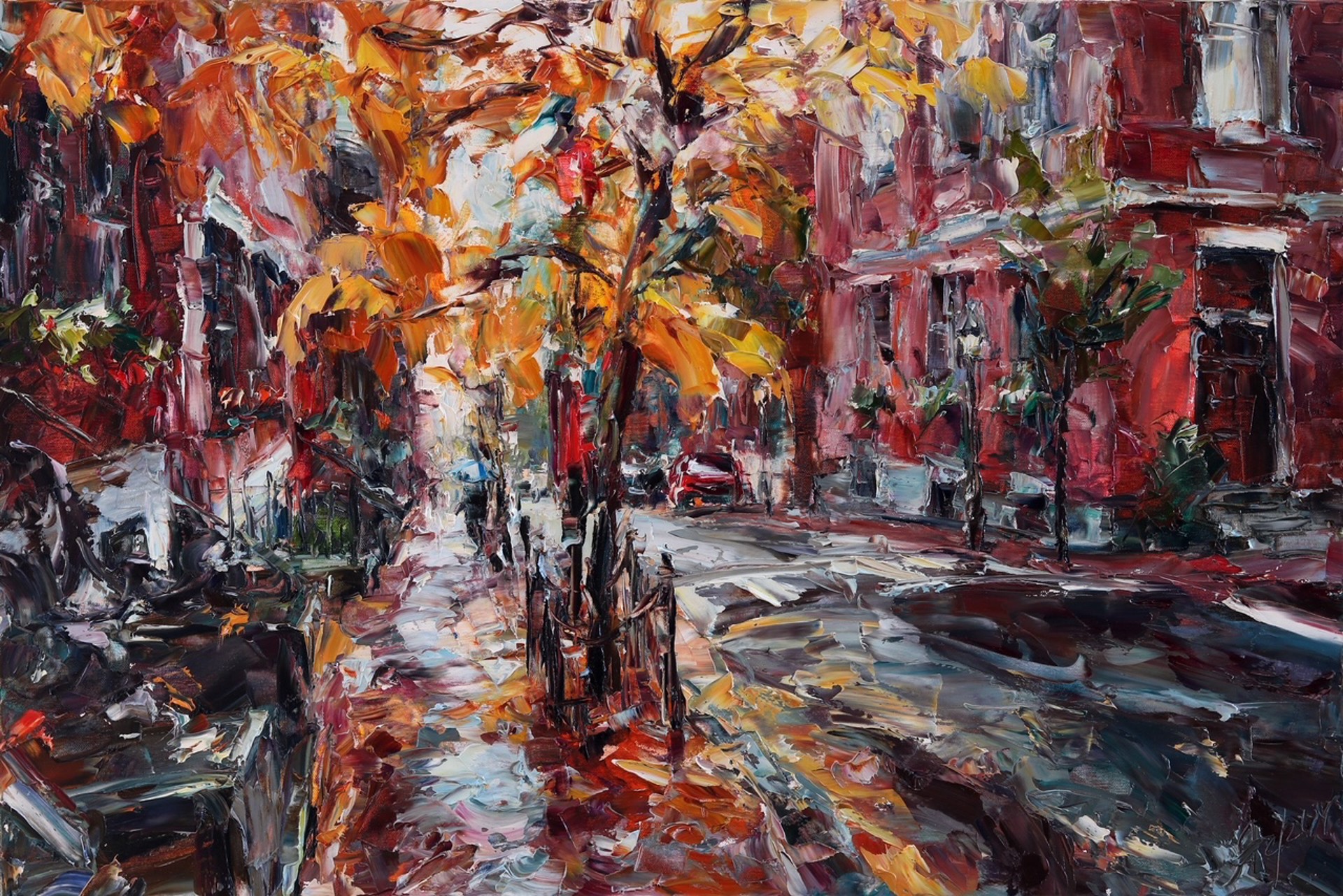 Autumn In Soho (SOLD) by LYUDMILA AGRICH