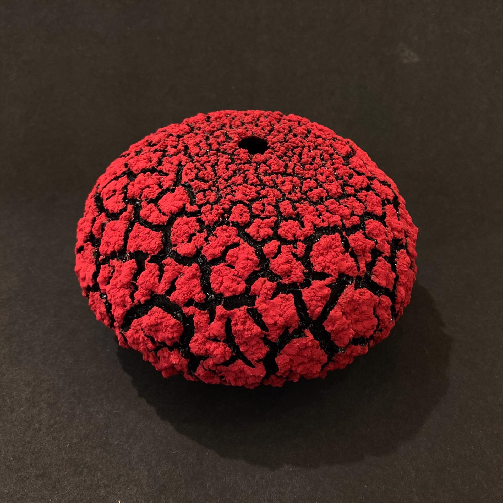 Urchin Vessel - Red 114 by Randy O' Brien