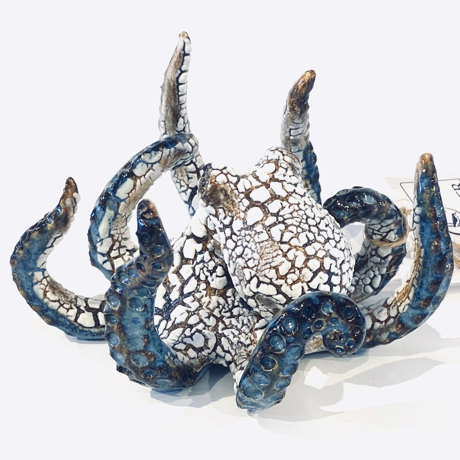 Mini Table Octopus, Ocean Blue SG23-66 by Shayne Greco