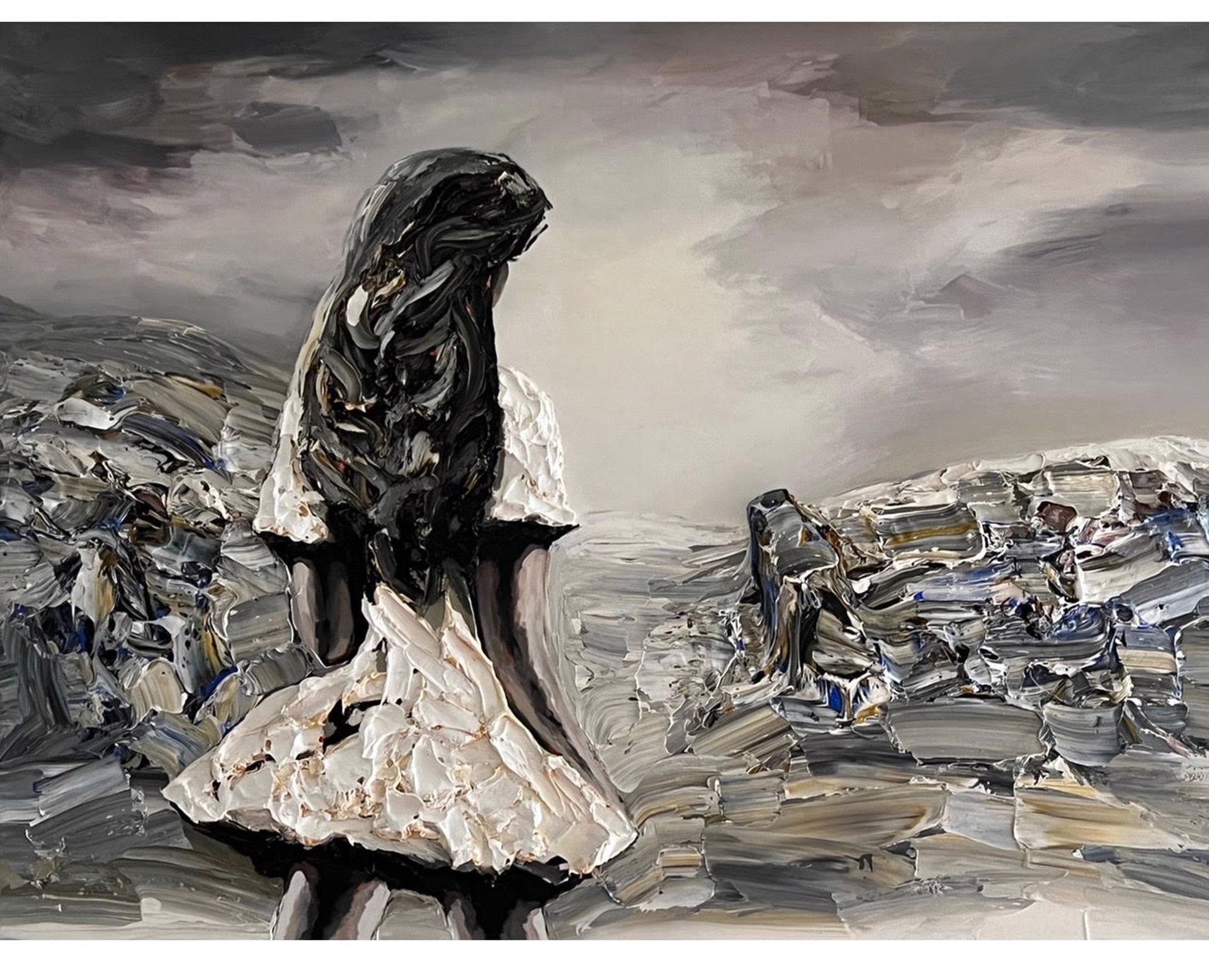 White Desert Girl by Palla Jeroff