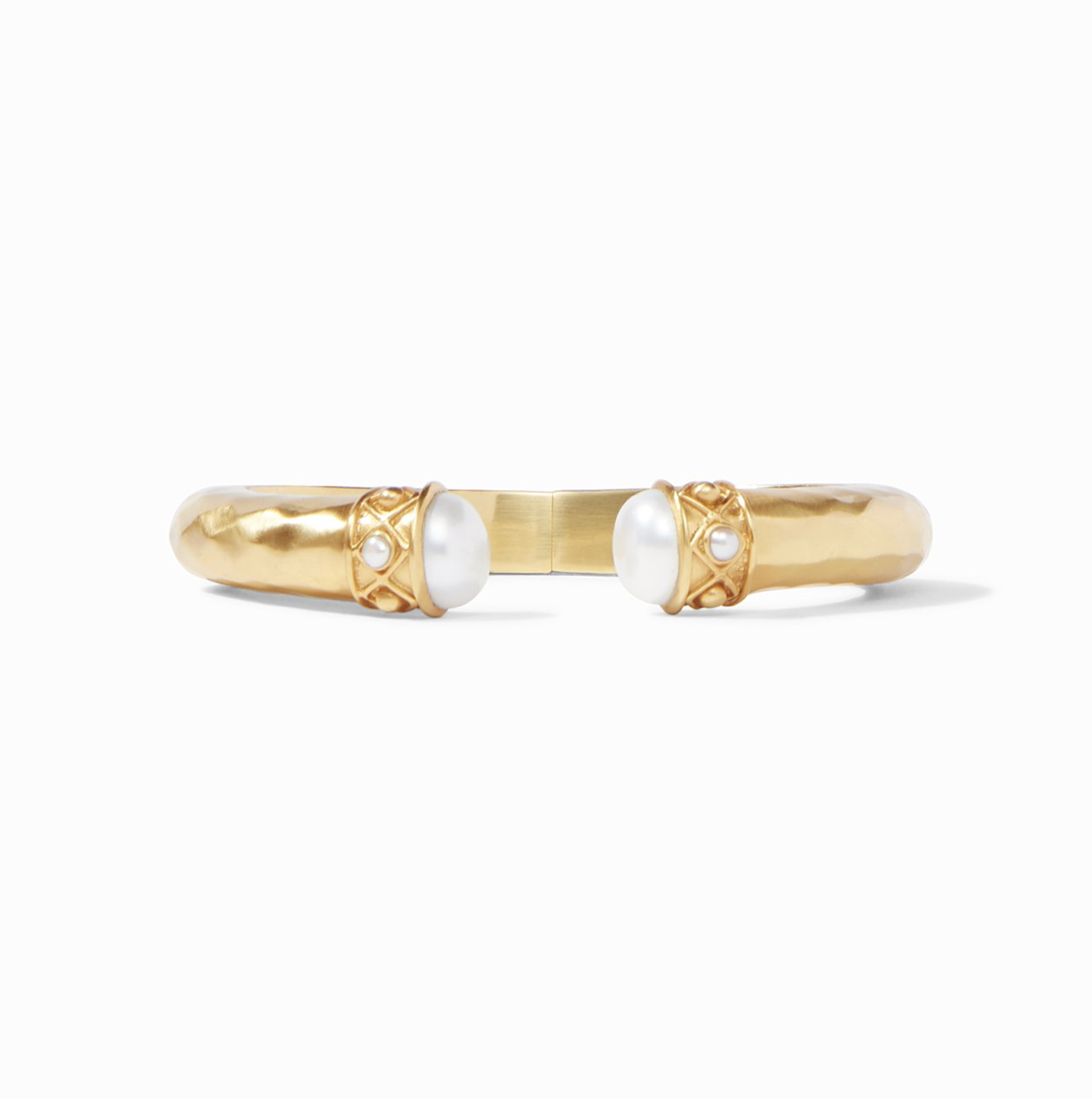 Savannah Demi Hinge Cuff - Pearl by Julie Vos