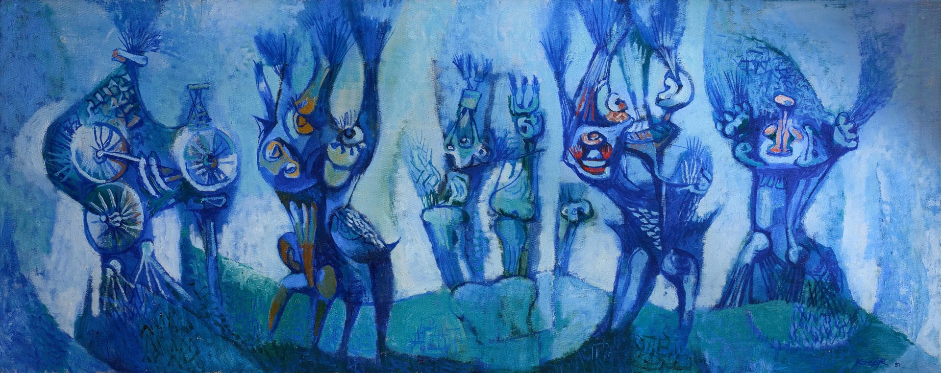 Blue Coral by Werner Koepf