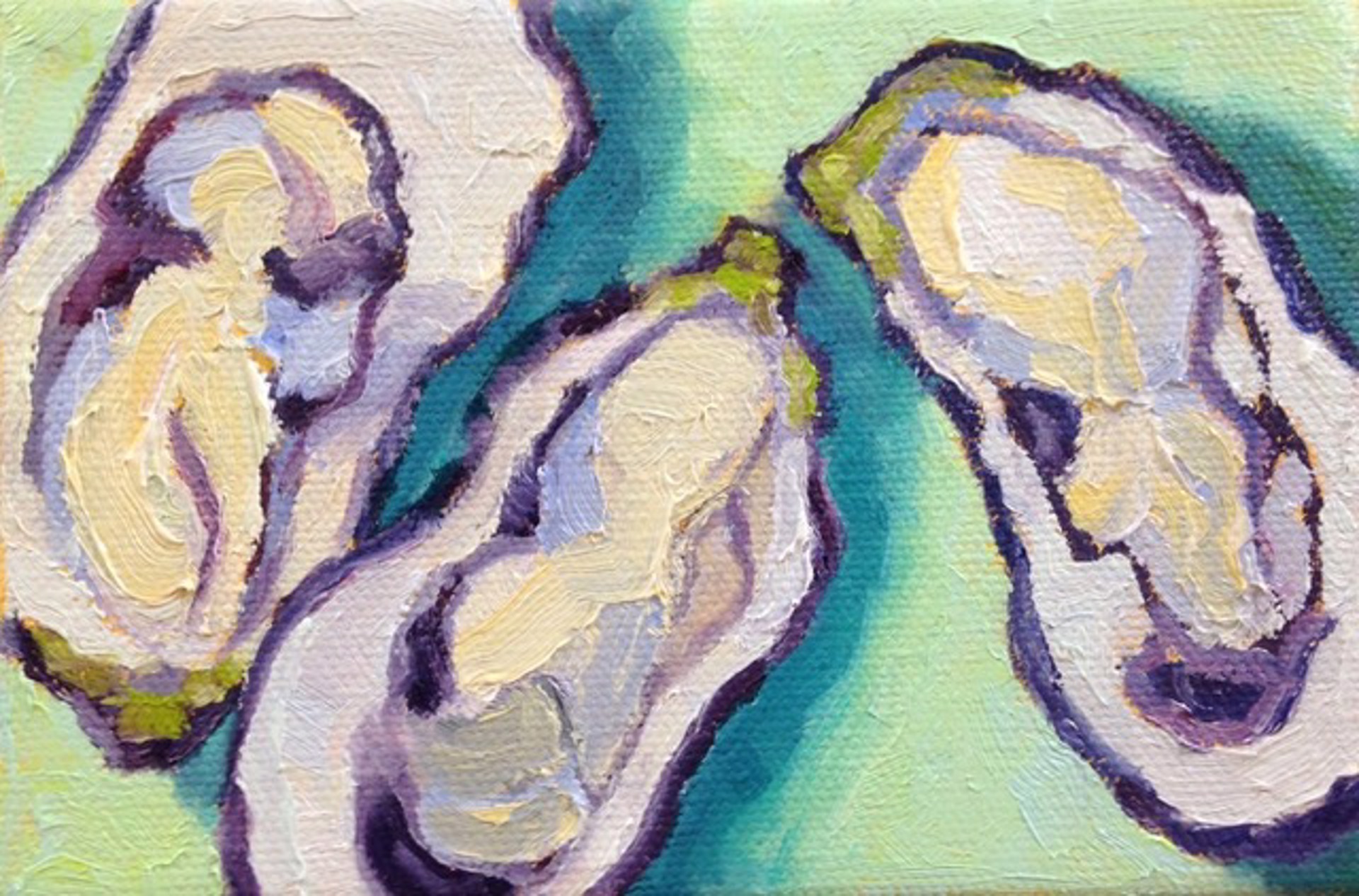 Three Oysters by Pat Doherty