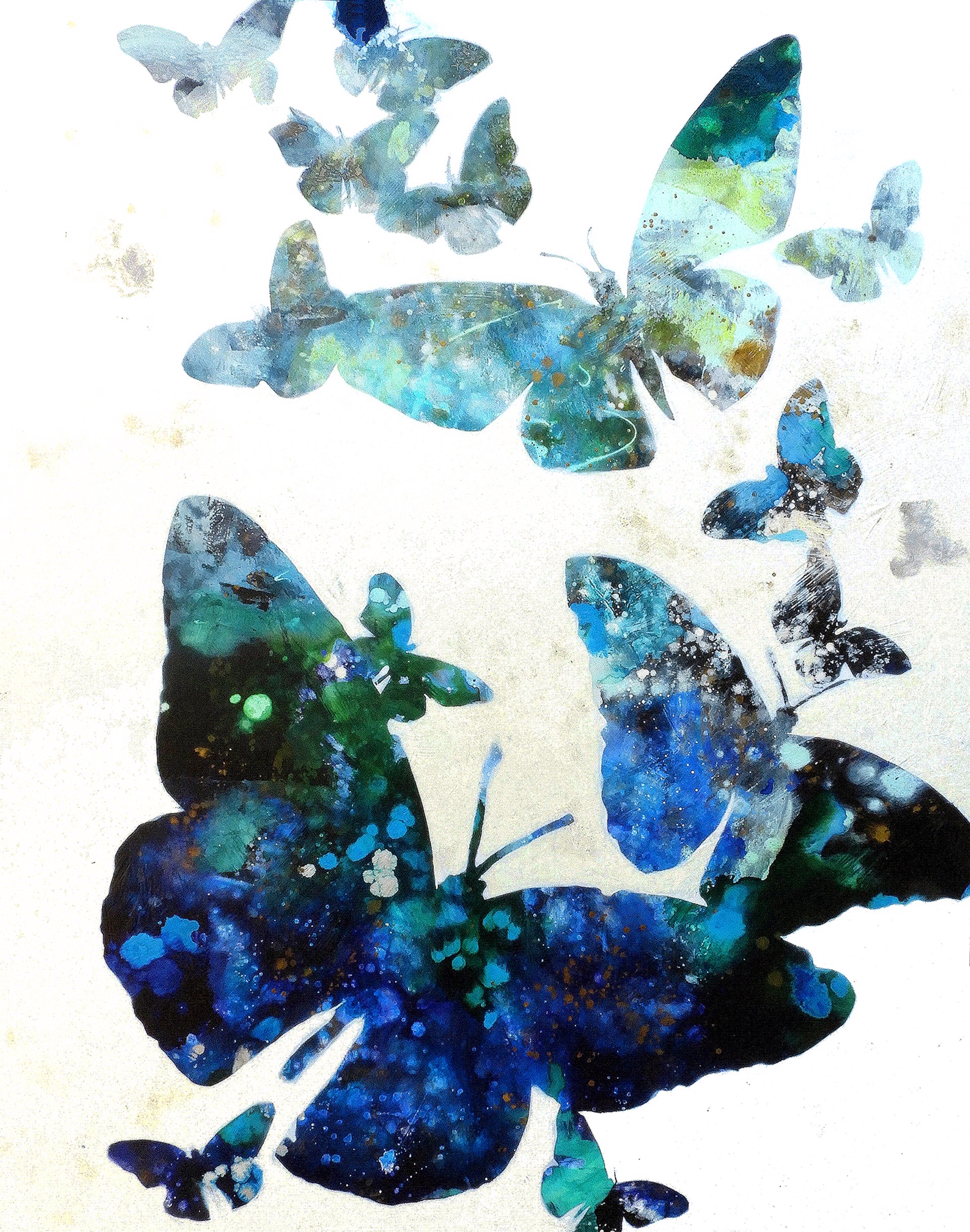 Les Papillons en Vol IX by Meredith Pardue