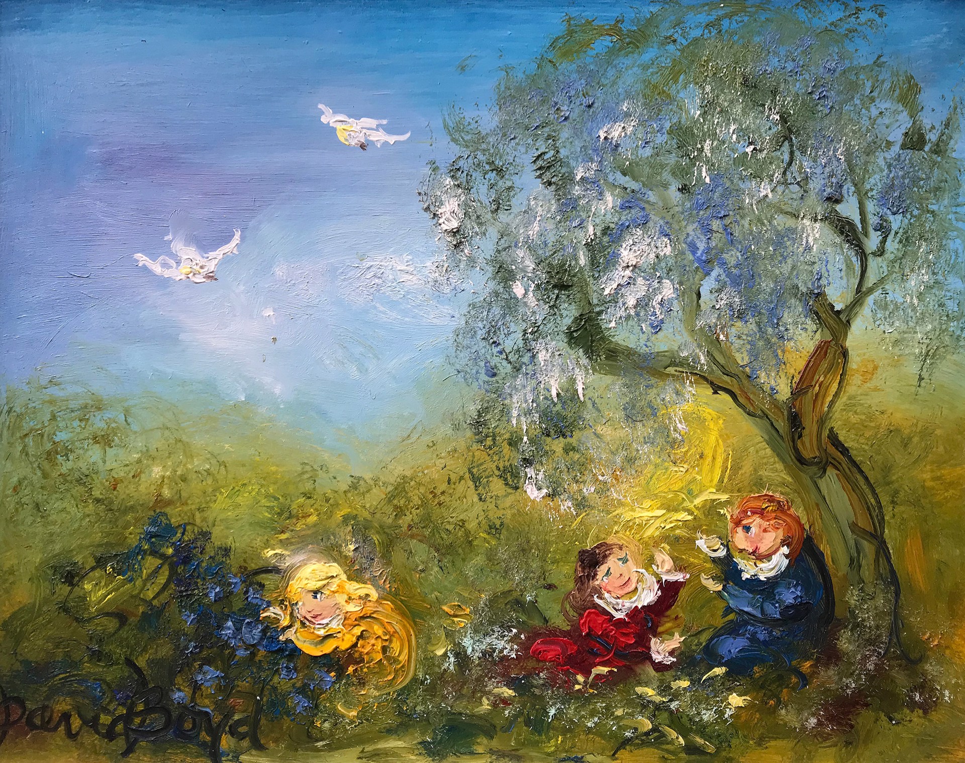 Children in the Garden by David Boyd