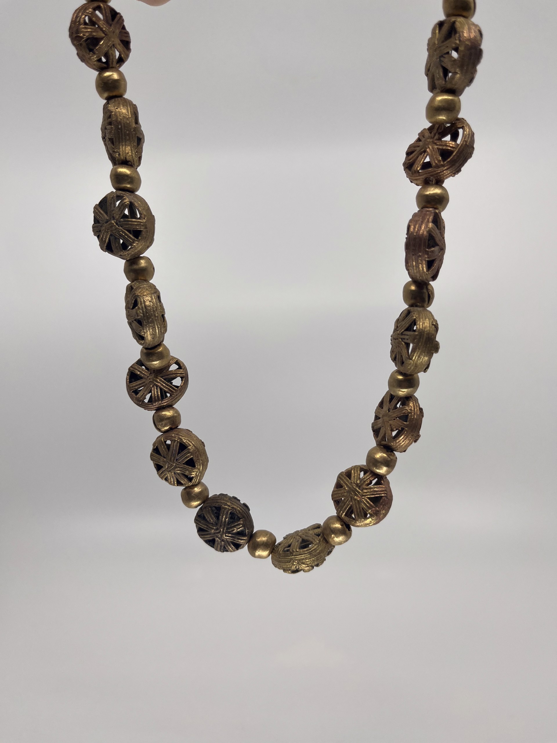 9143 Moroccan Brass Wheel  Beads by Gina Caruso