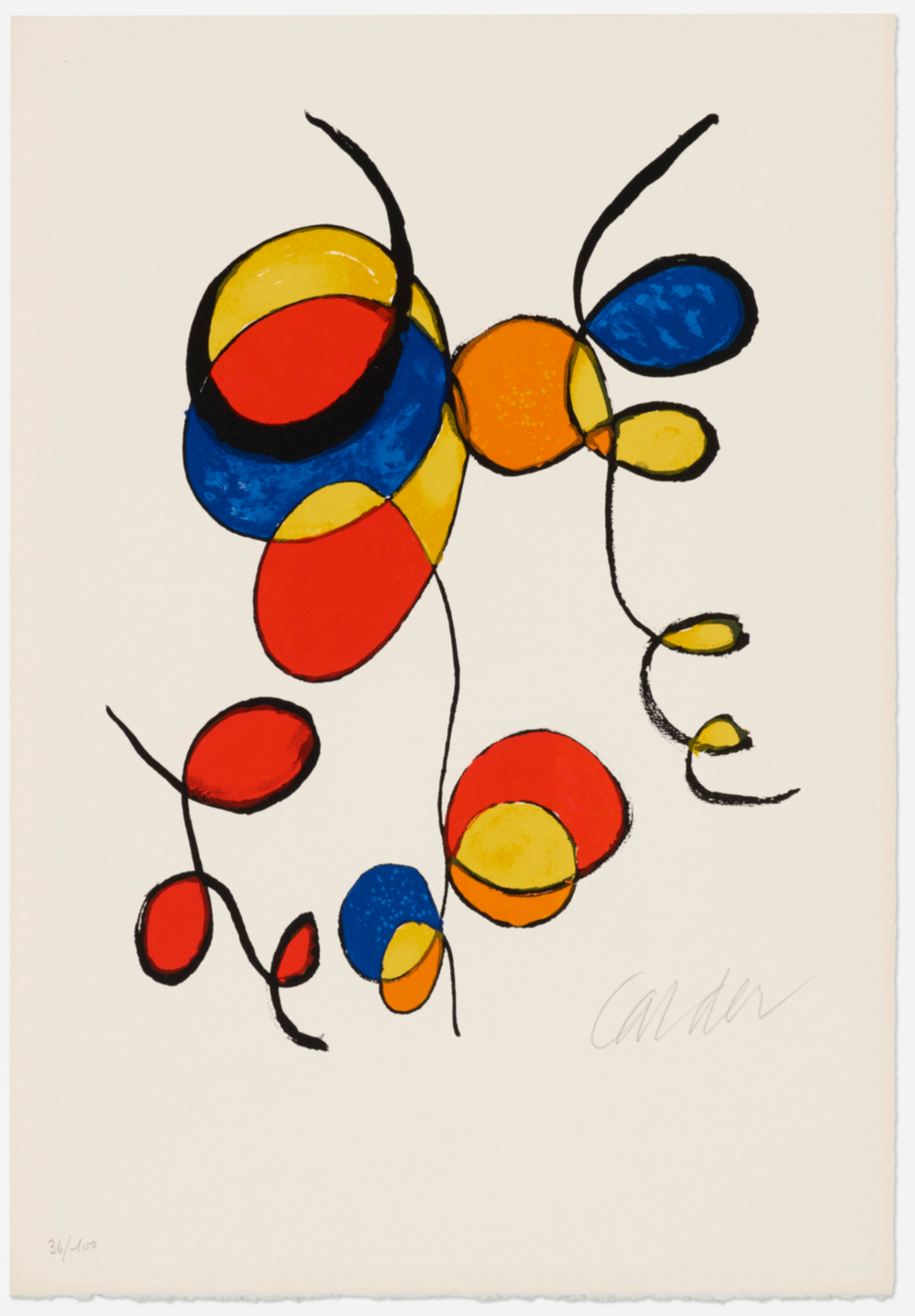 Spirals (from Art In America: Graphics 70) by Alexander Calder