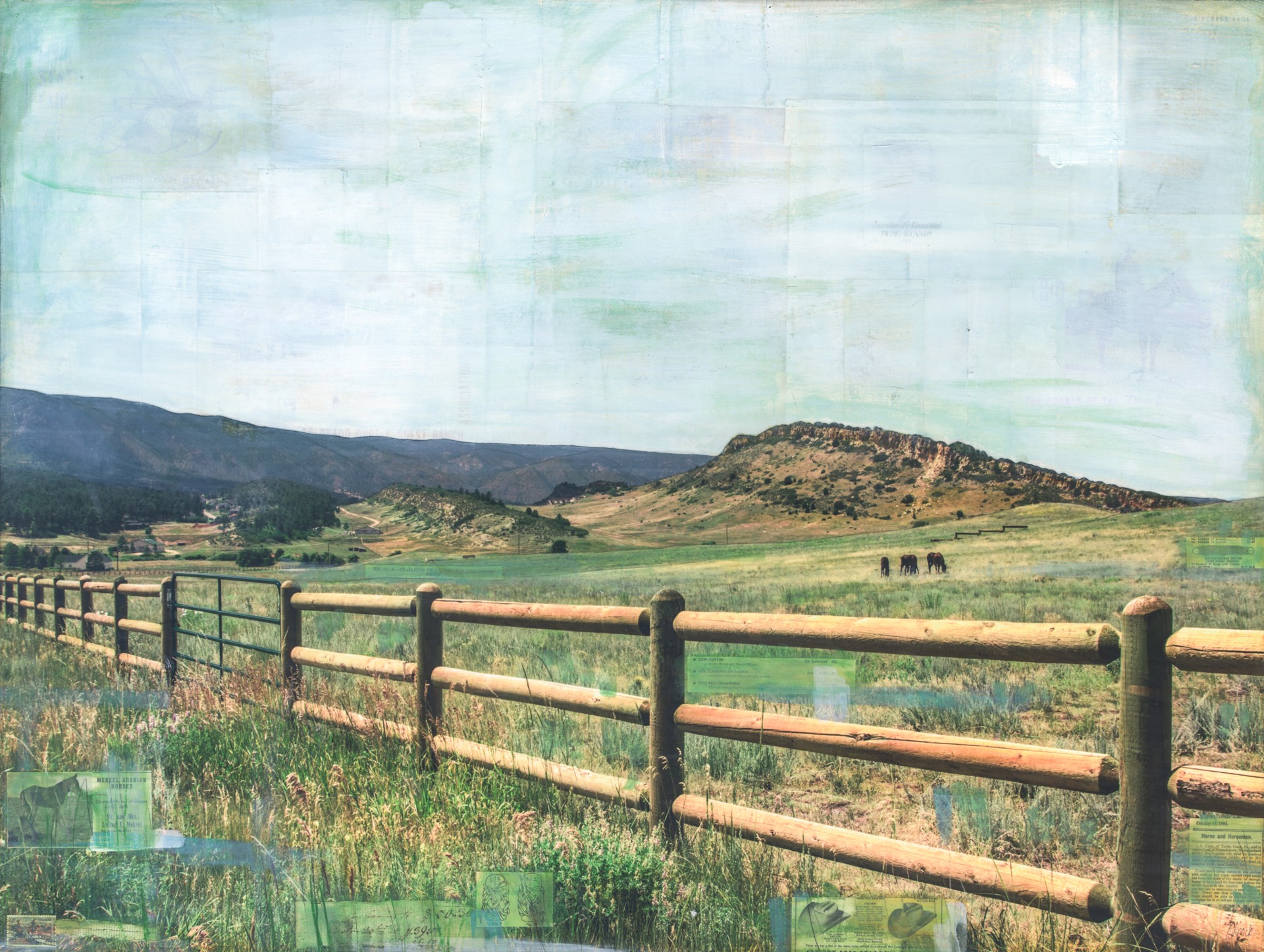 Fenced in Pasture by JC Spock