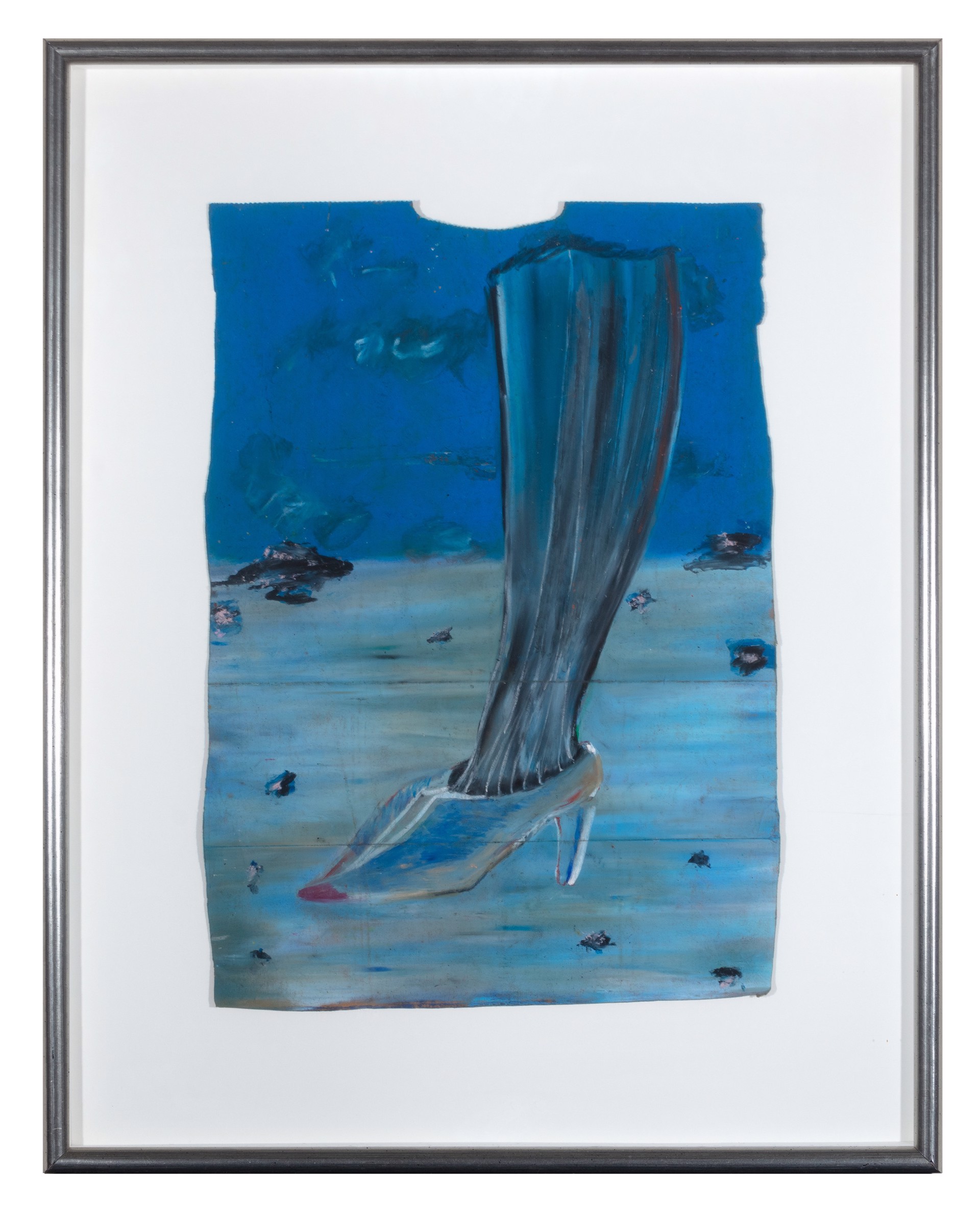 Leg & Shoe in Blue by Reginald K. Gee