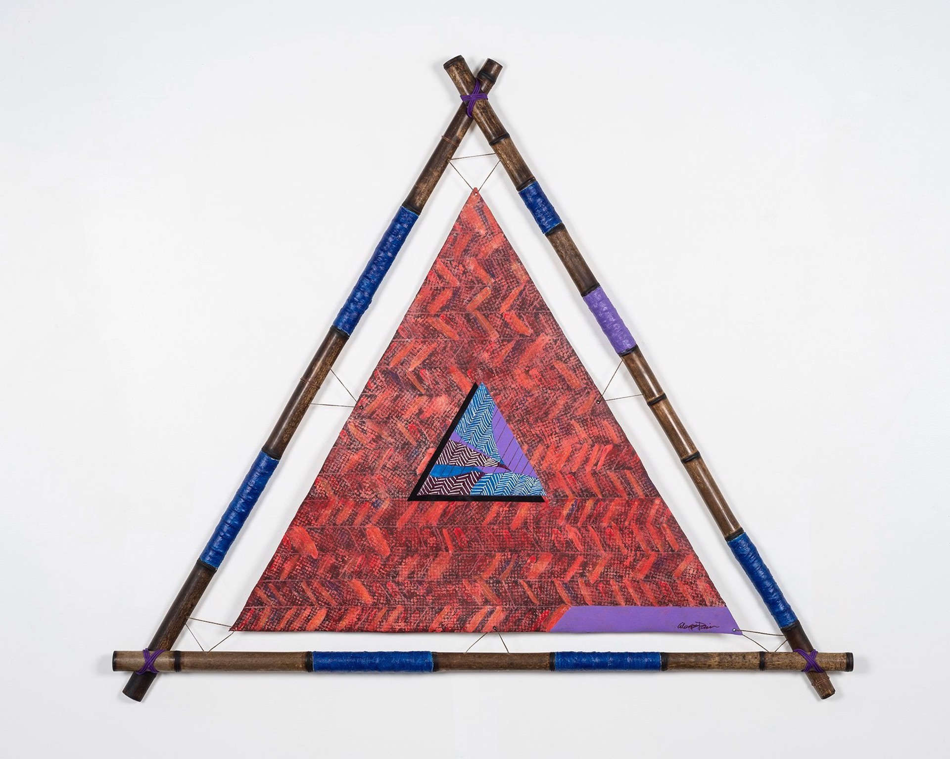 Suspended Pyramid #1 by Alonzo Davis