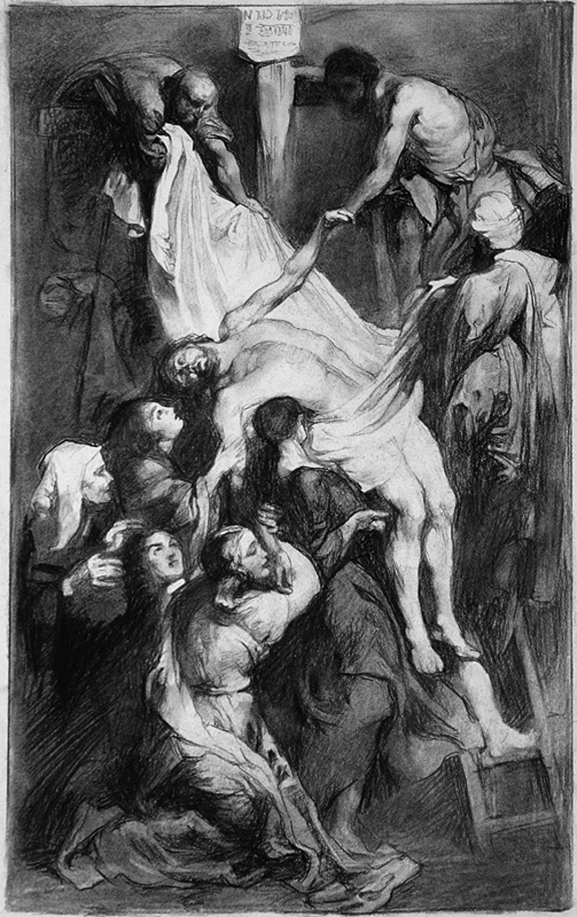 Christ on the Cross (after Rubens) by Ekaterina Morgun