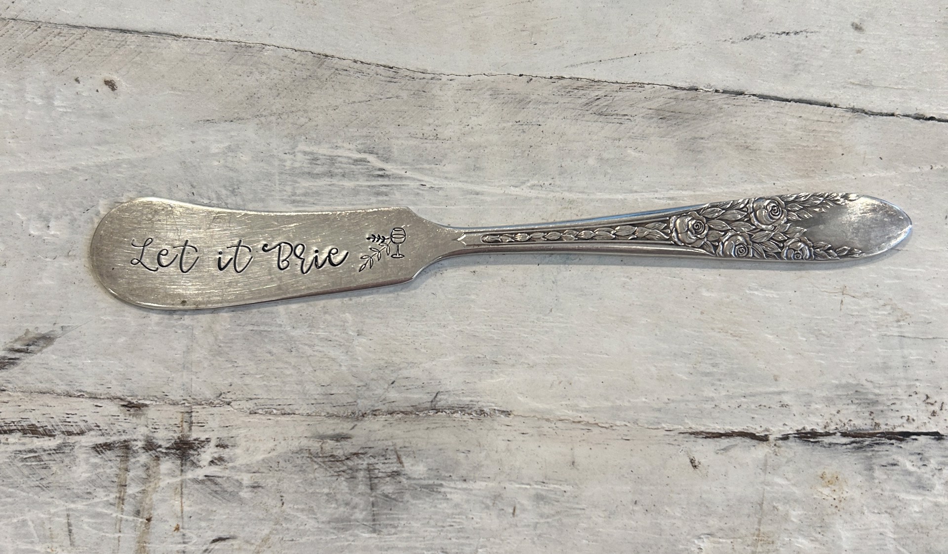 Holiday Vintage Cheese Knife | Let it Brie by Sassy Barn