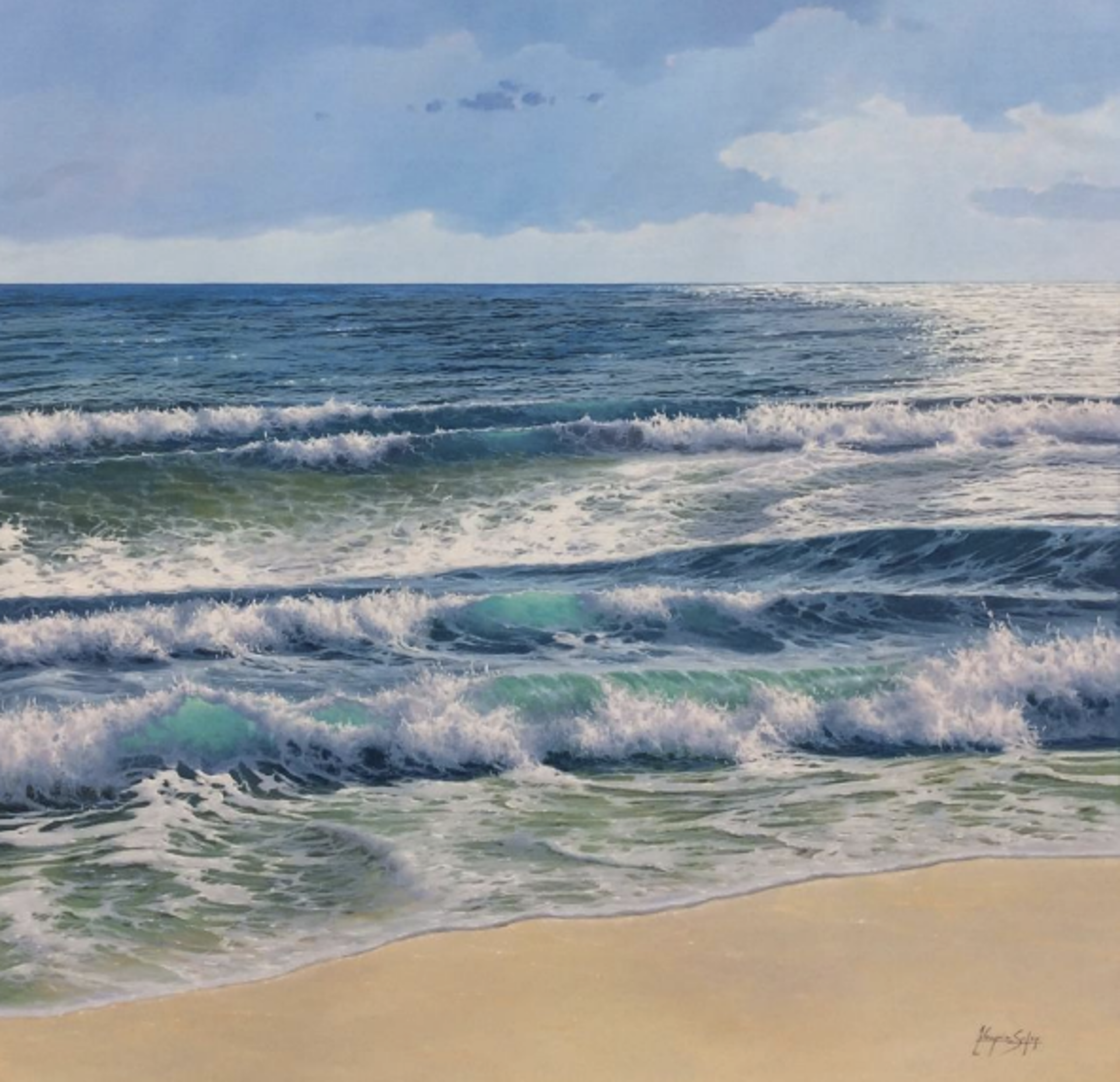 "Waves Meet The Shore" by Antonio Soler