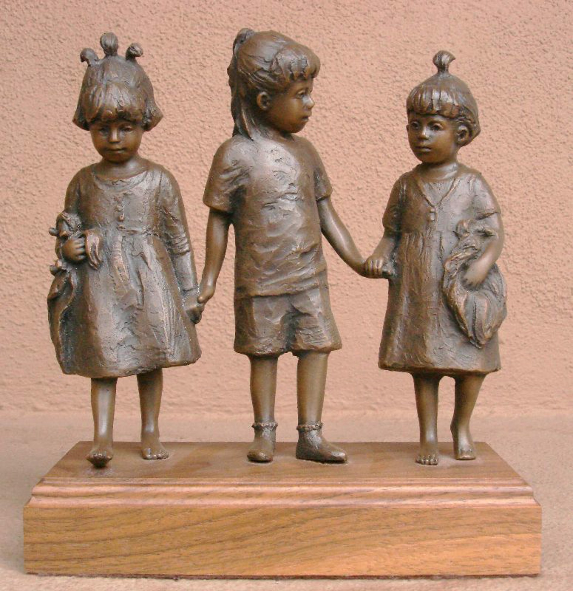 Playmates (maquette) by L'Deane Trueblood (sculptor)