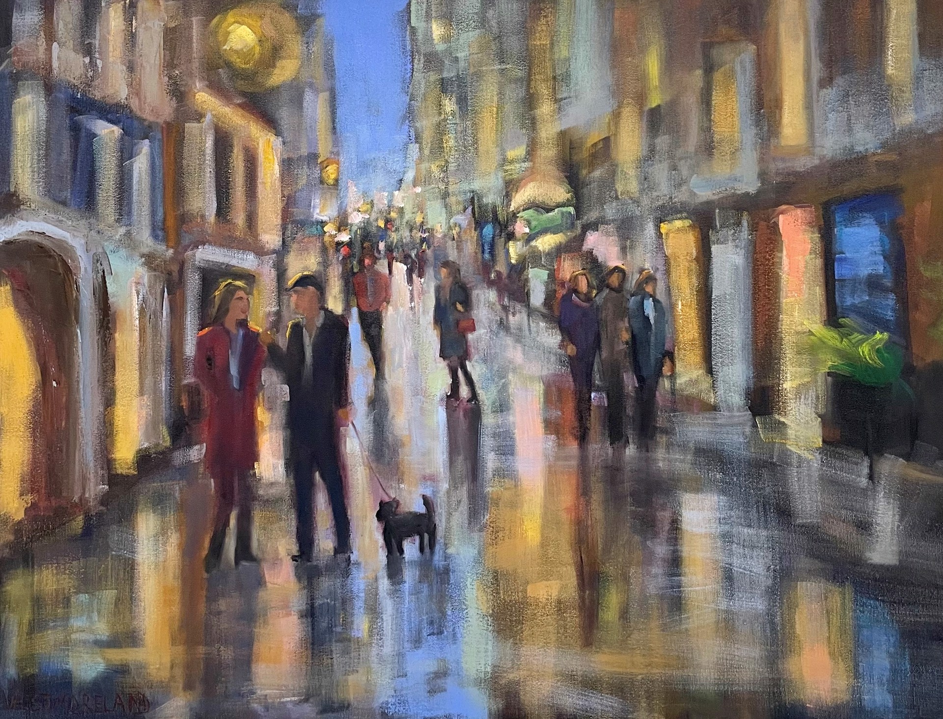 Paris Rainy Street by Susan Westmoreland