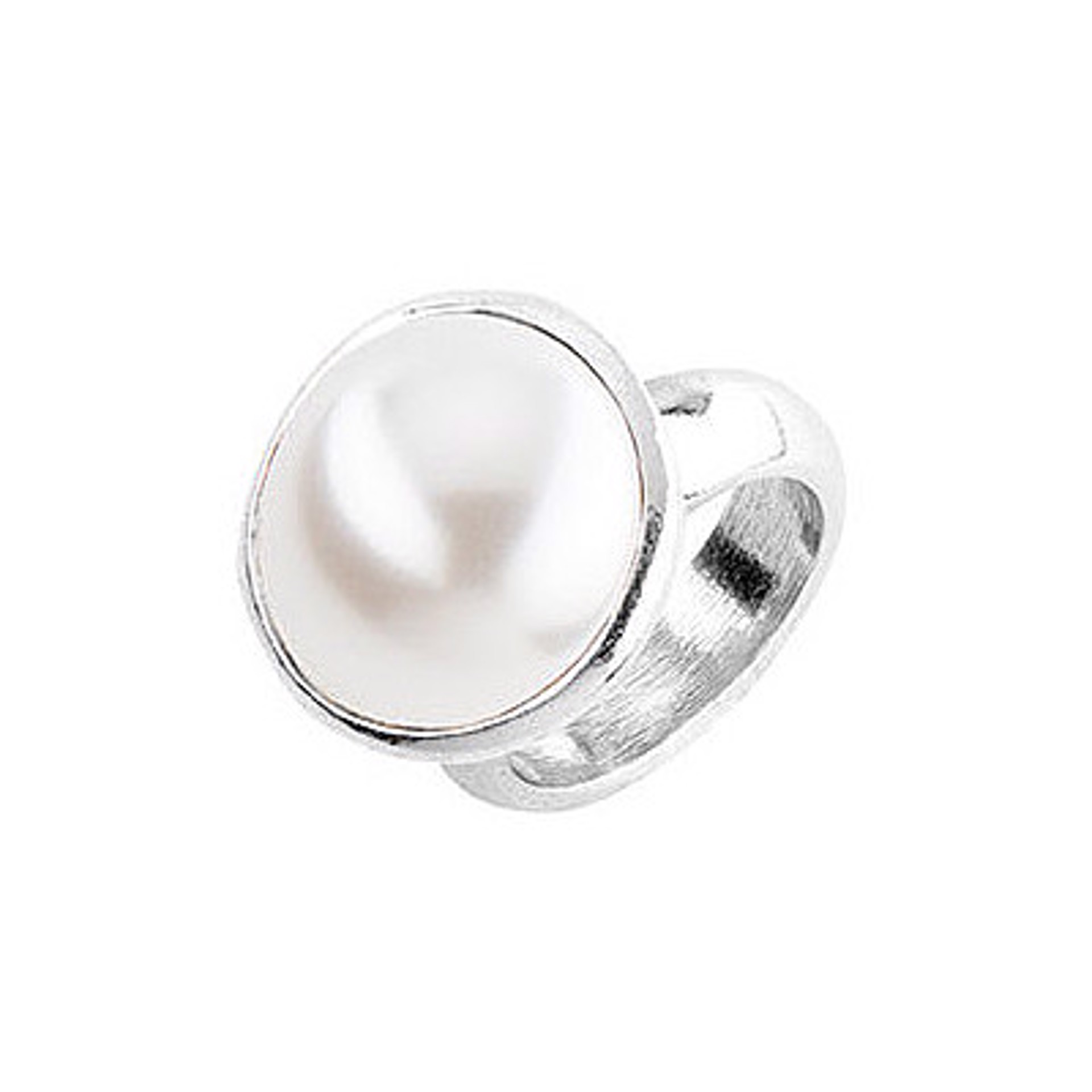 9469 Silver Ring with Pearl by UNO DE 50