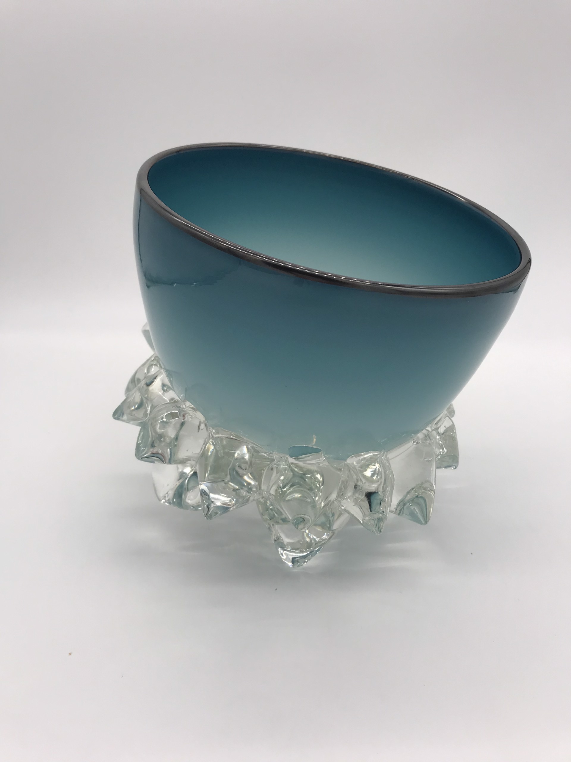 Thorn Vessel Opal blue by Andrew Madvin