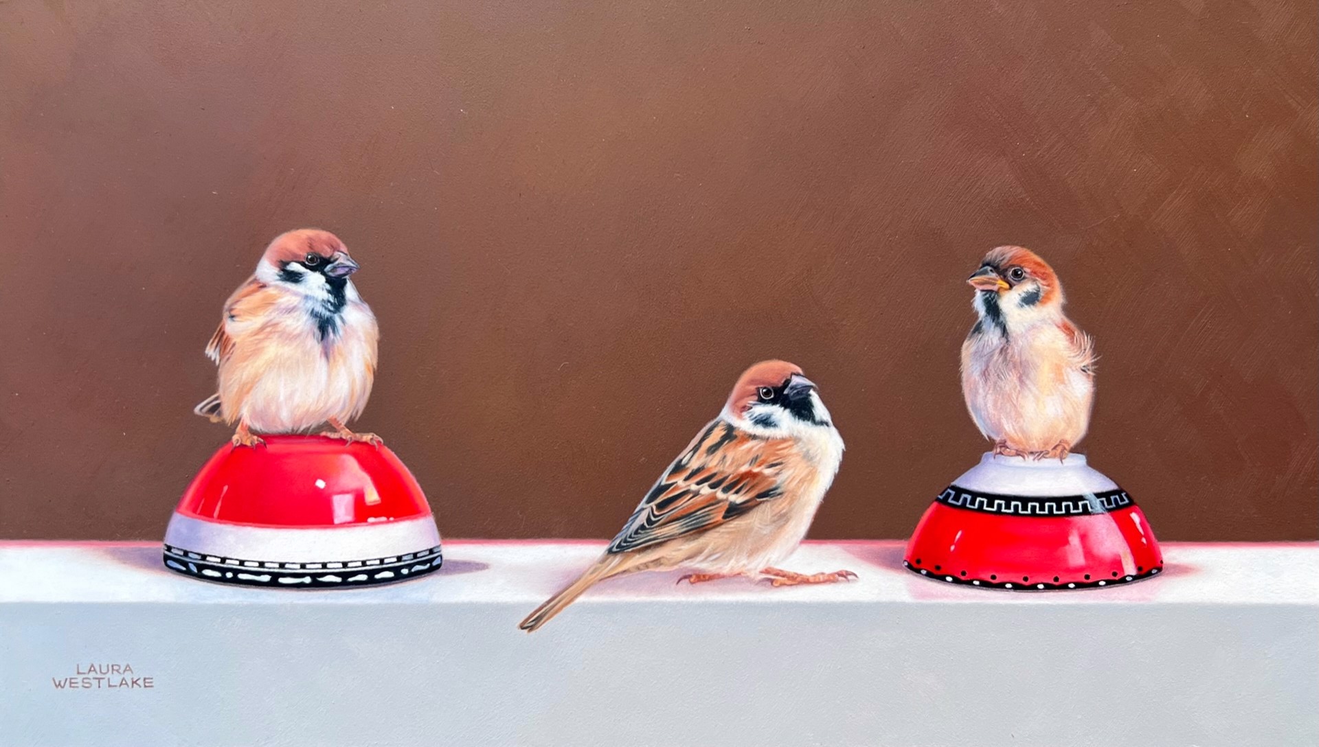 Circus Sparrows by Laura Westlake