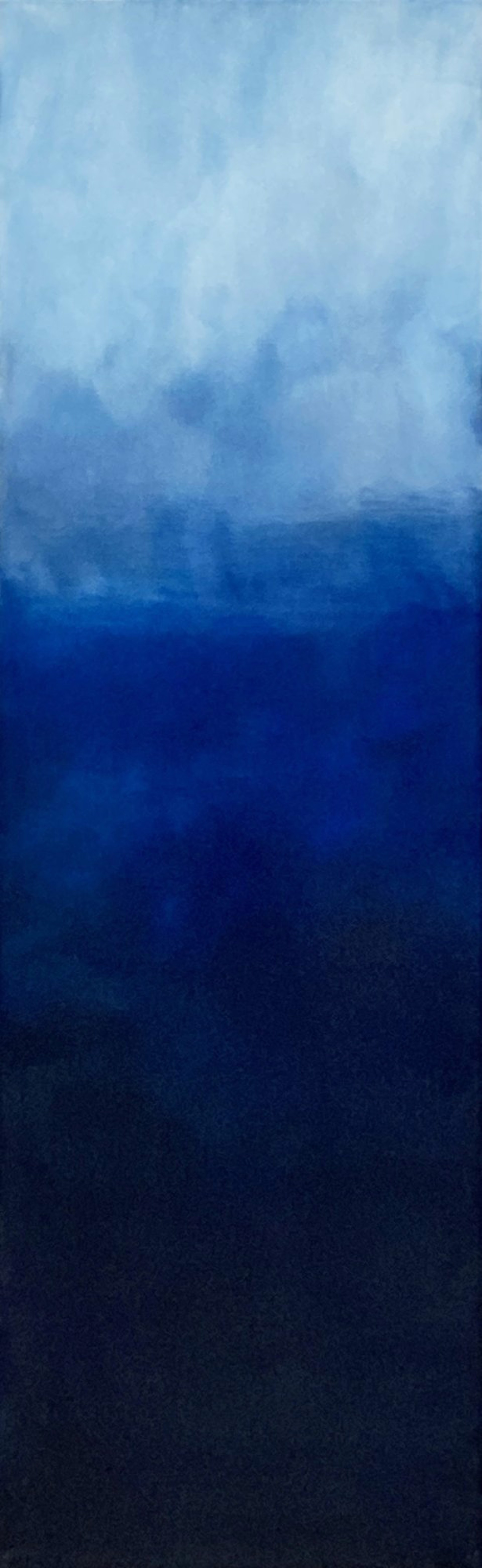 "Blue Into Black No. 2" by Christina Ramirez circa 2007 by Art One Resale Inventory