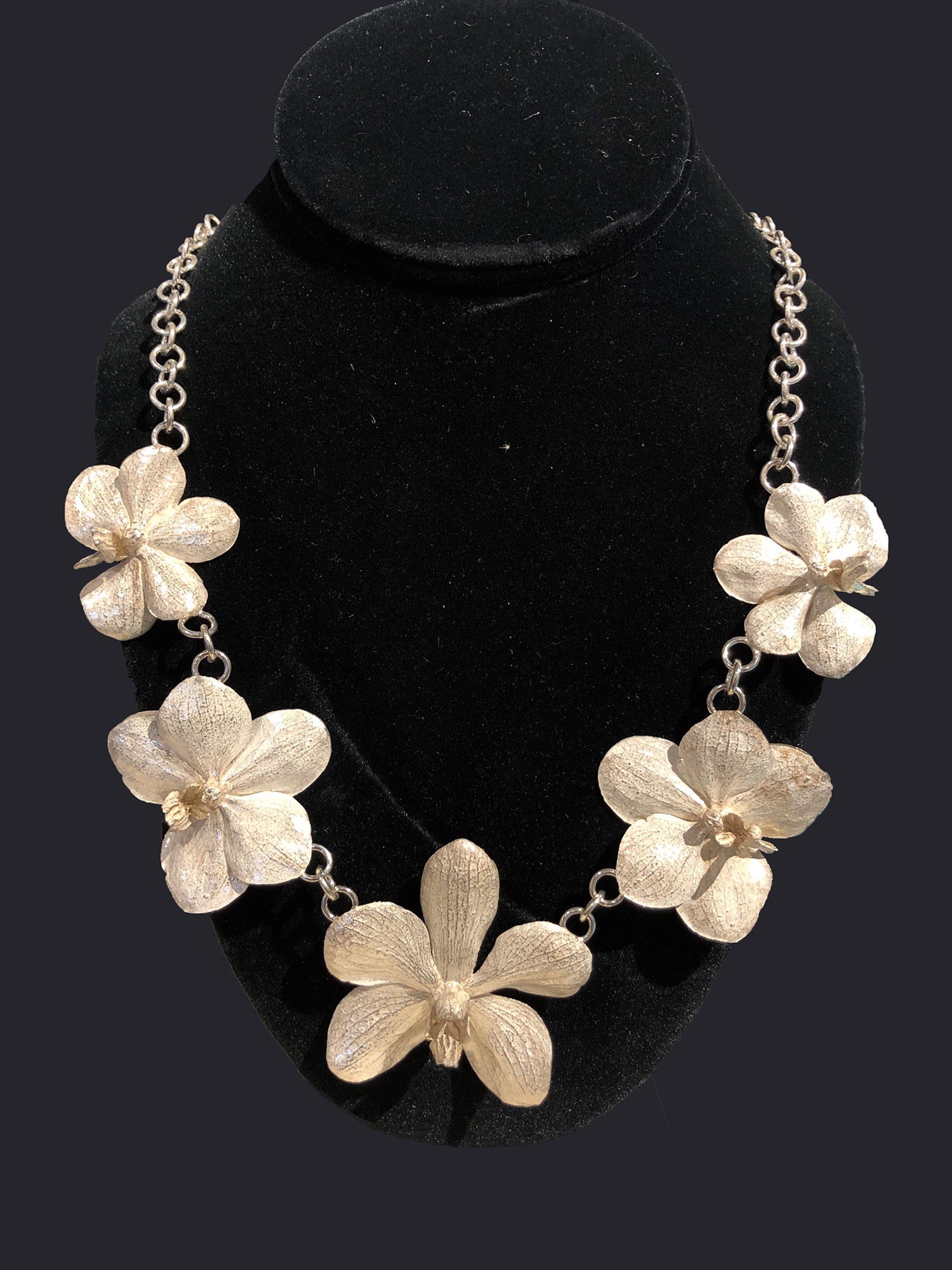Five LG Orchid Necklace by Wayne Keeth